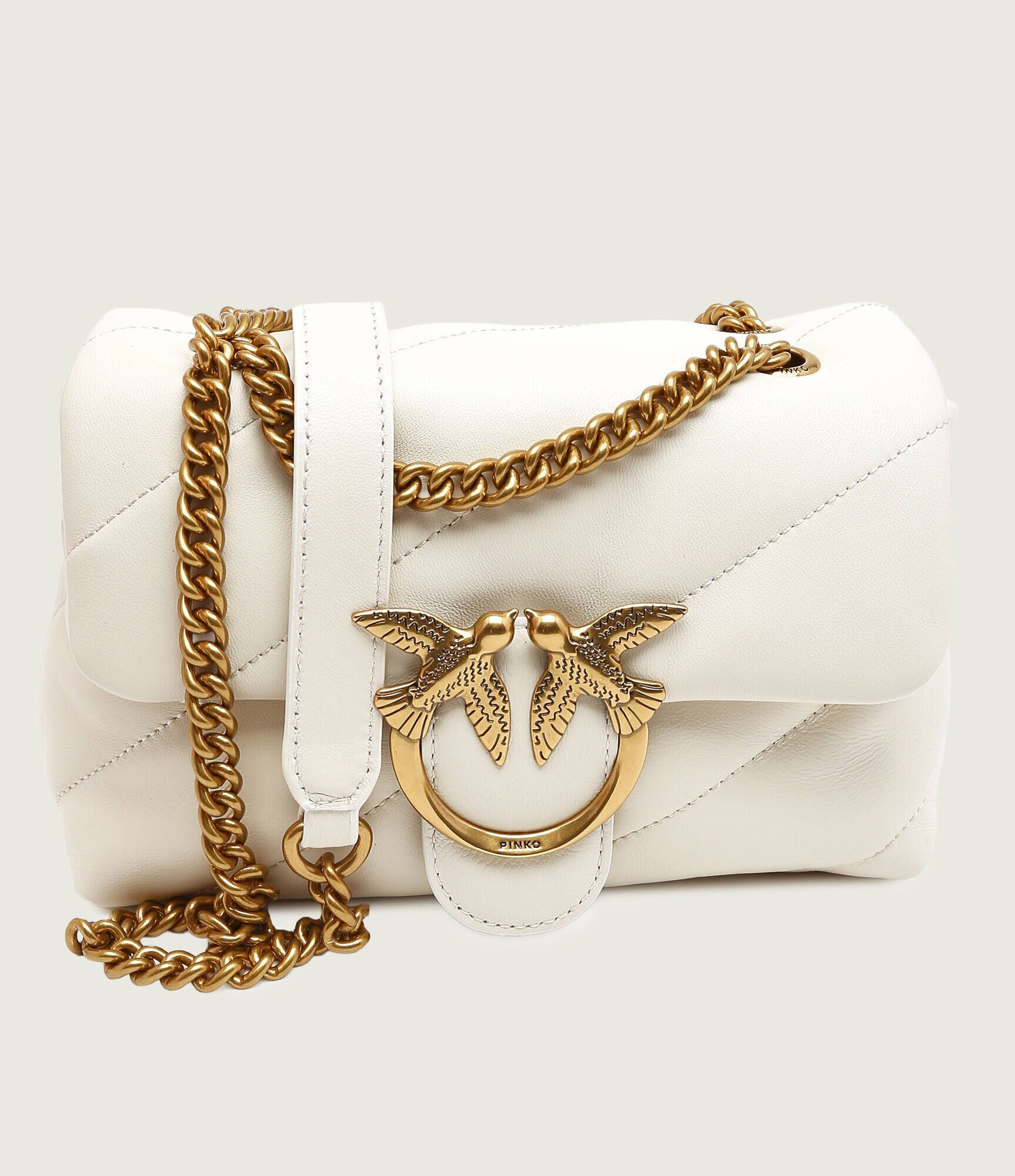Pinko De piele geantă pe umăr LOVE MINI PUFF CL PLTT