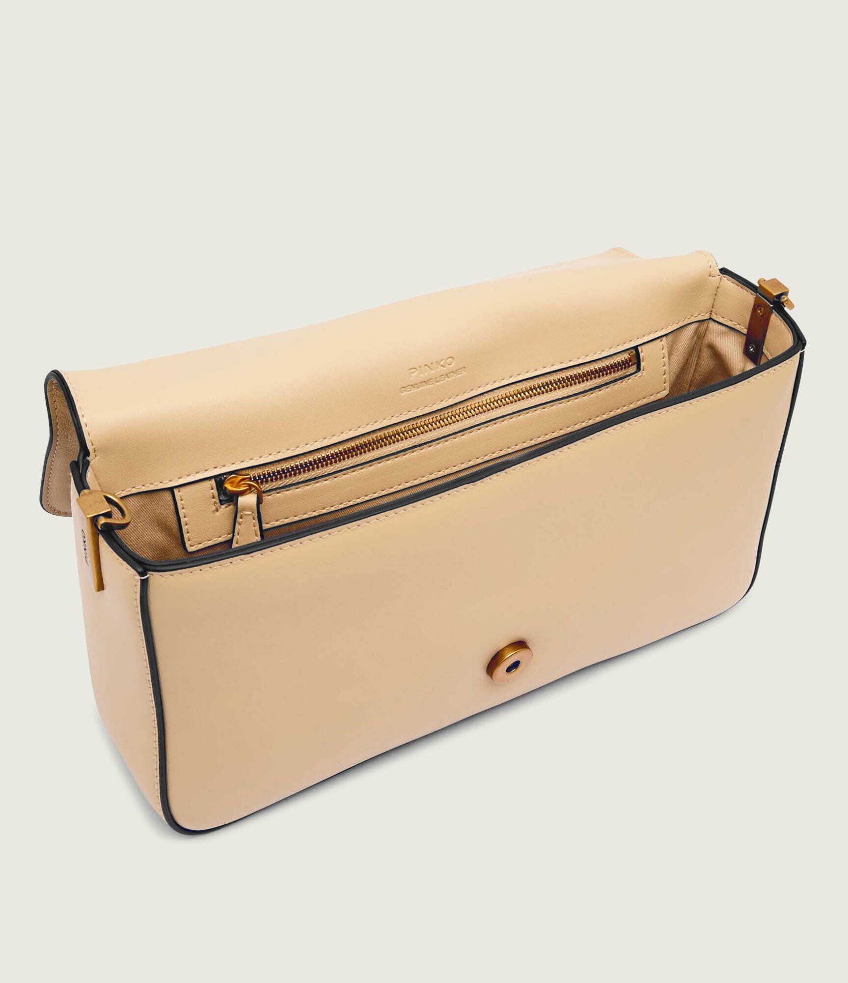 Pinko De piele geantă pe umăr Love One Classic