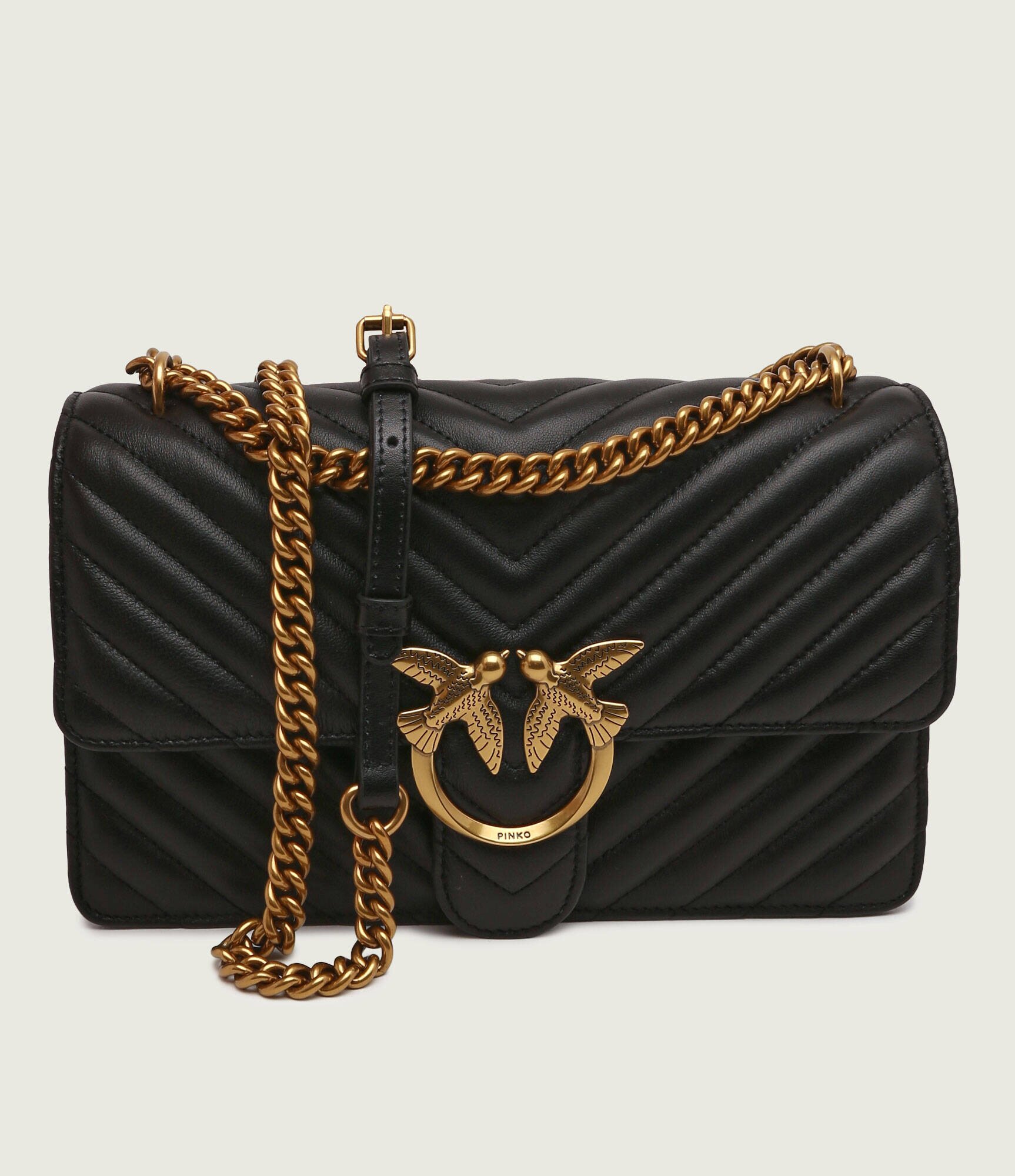 Pinko De piele geantă pe umăr LOVE ONE CLASSIC
