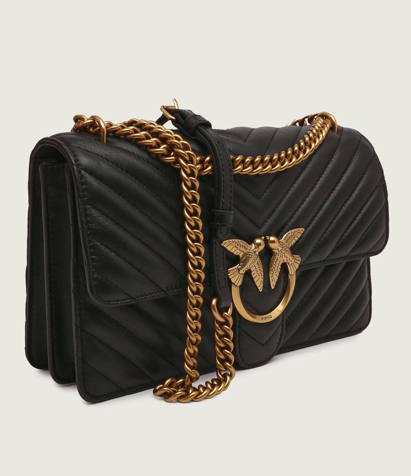 Pinko De piele geantă pe umăr LOVE ONE CLASSIC
