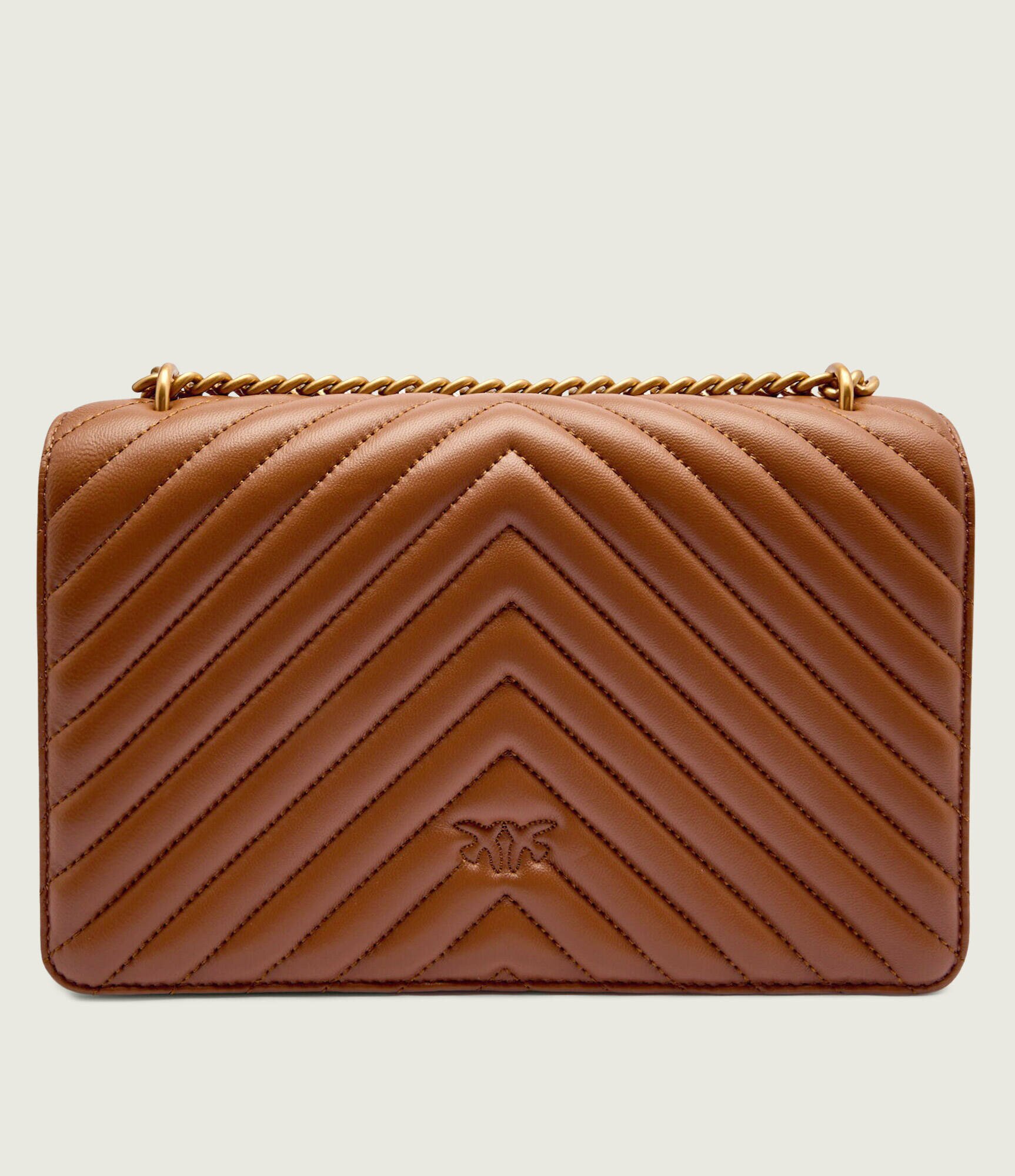 Pinko De piele geantă pe umăr Love One Classic