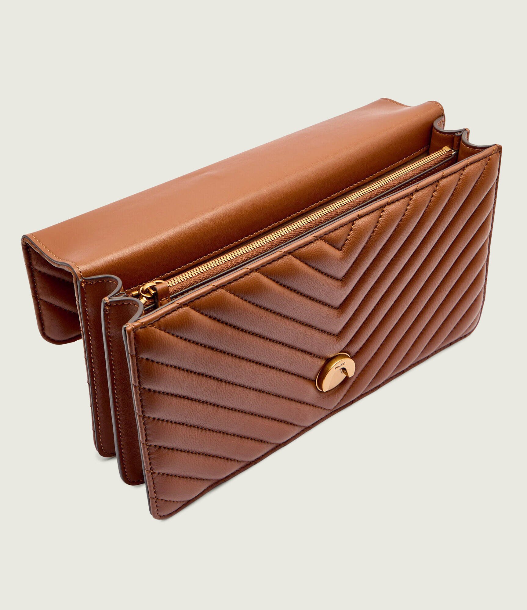 Pinko De piele geantă pe umăr Love One Classic