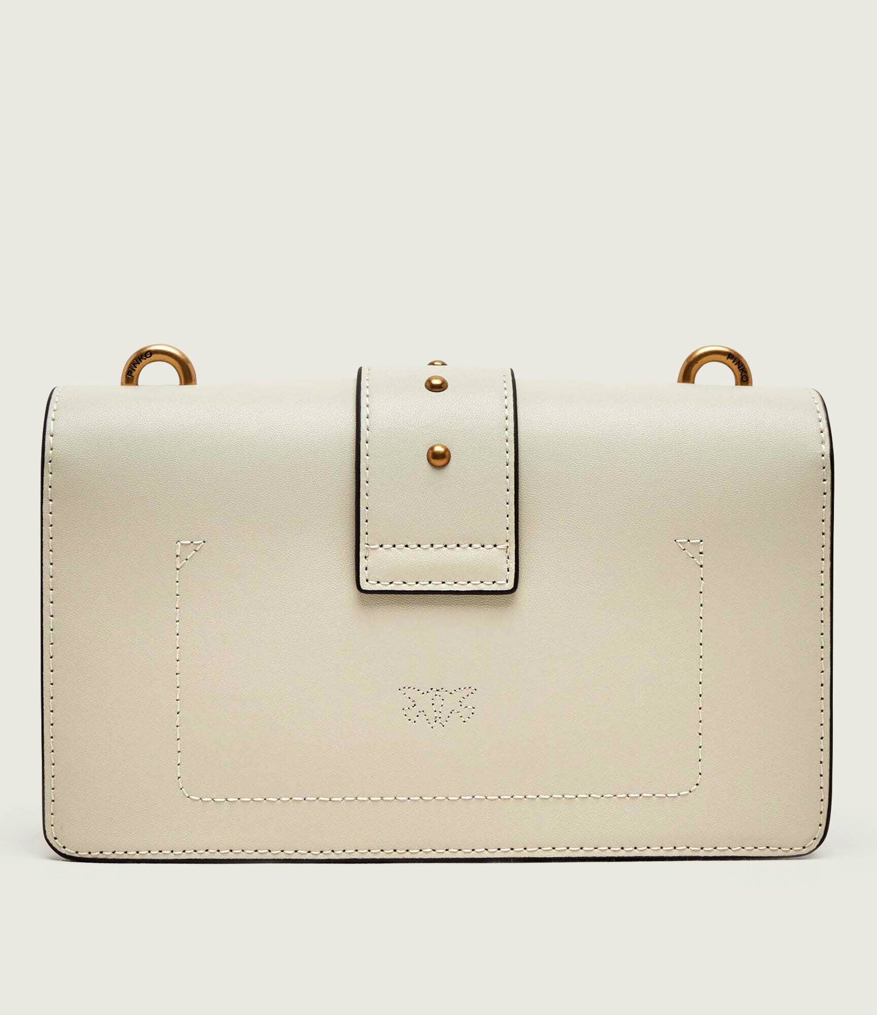 Pinko De piele geantă pe umăr Love One Mini