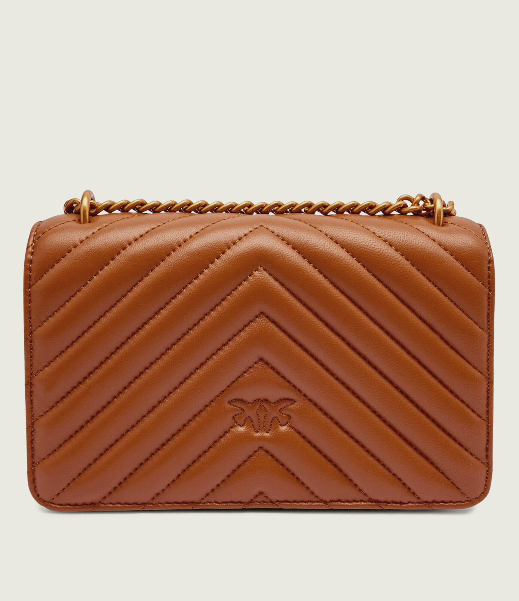Pinko De piele geantă pe umăr Love One Mini