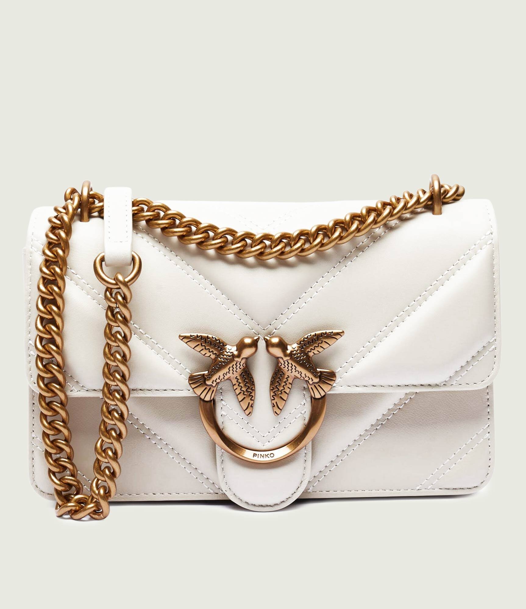 Pinko De piele geantă pe umăr LOVE ONE MINI