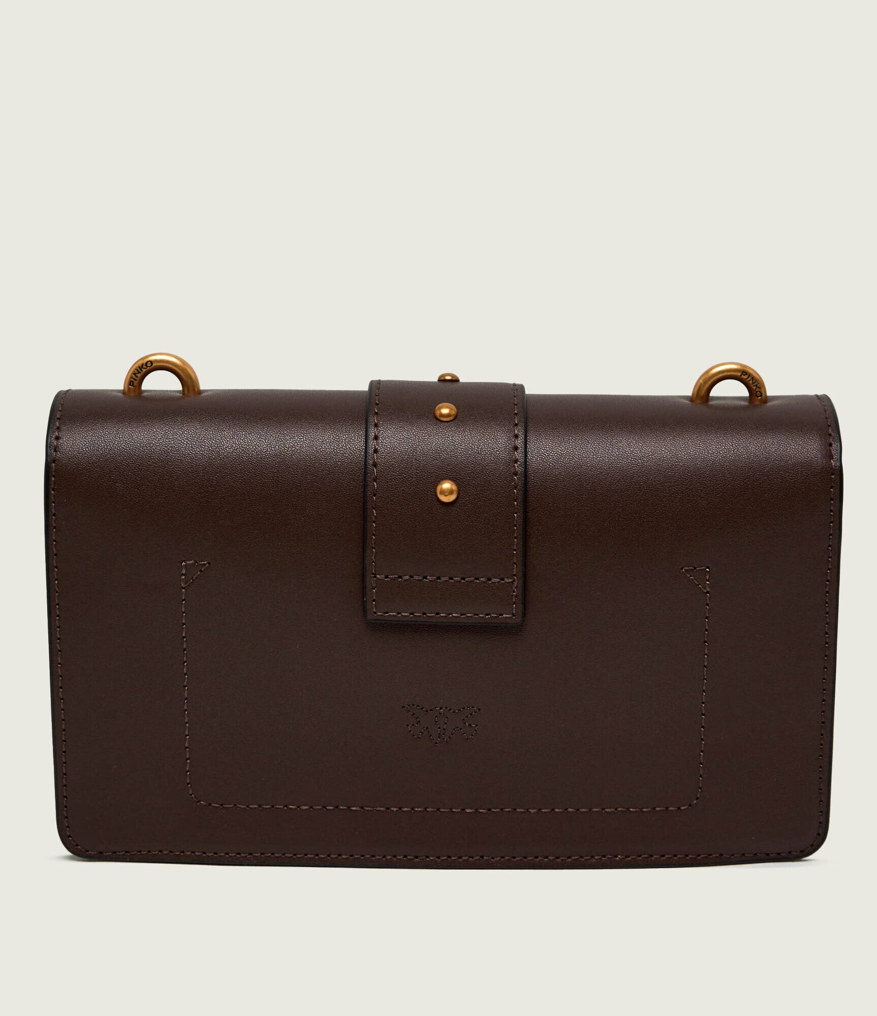 Pinko De piele geantă pe umăr Love One Mini