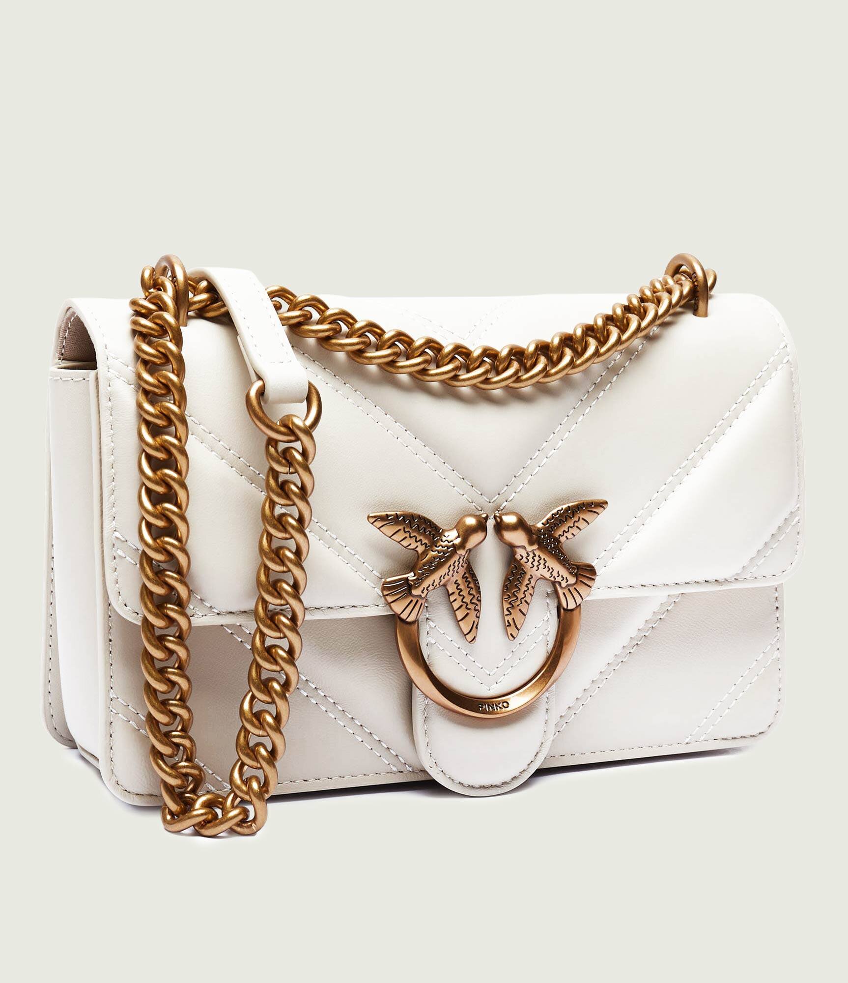 Pinko De piele geantă pe umăr LOVE ONE MINI