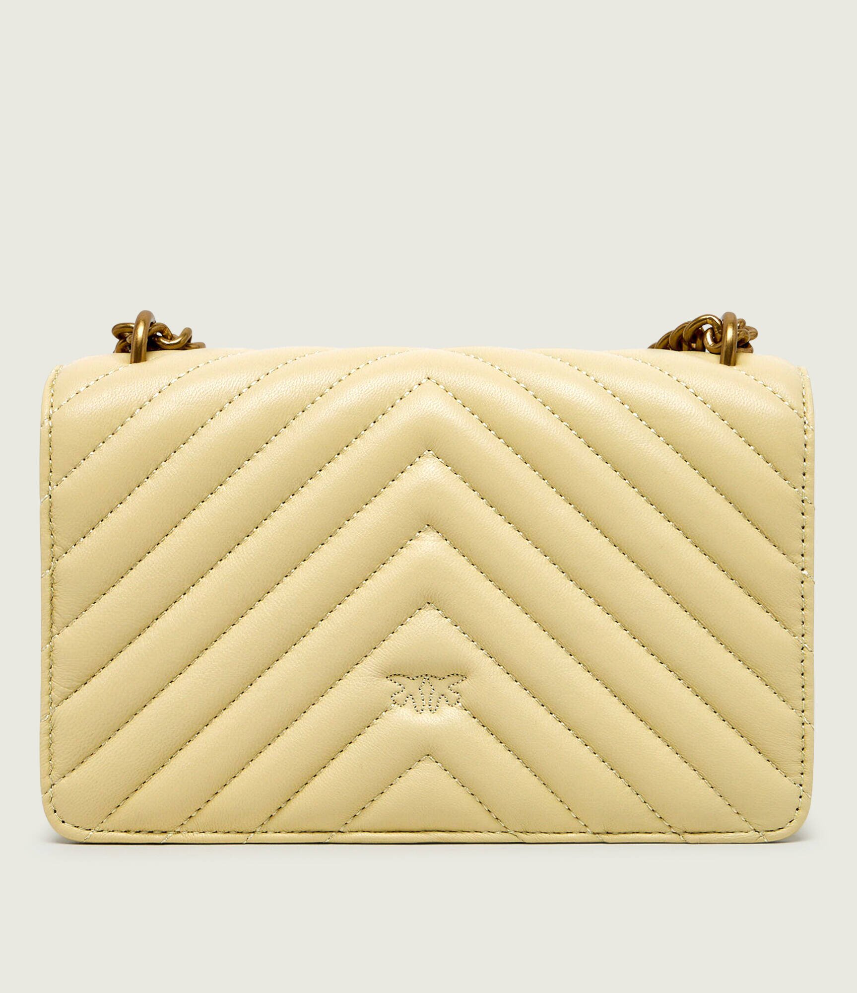 Pinko De piele geantă pe umăr Love One Mini