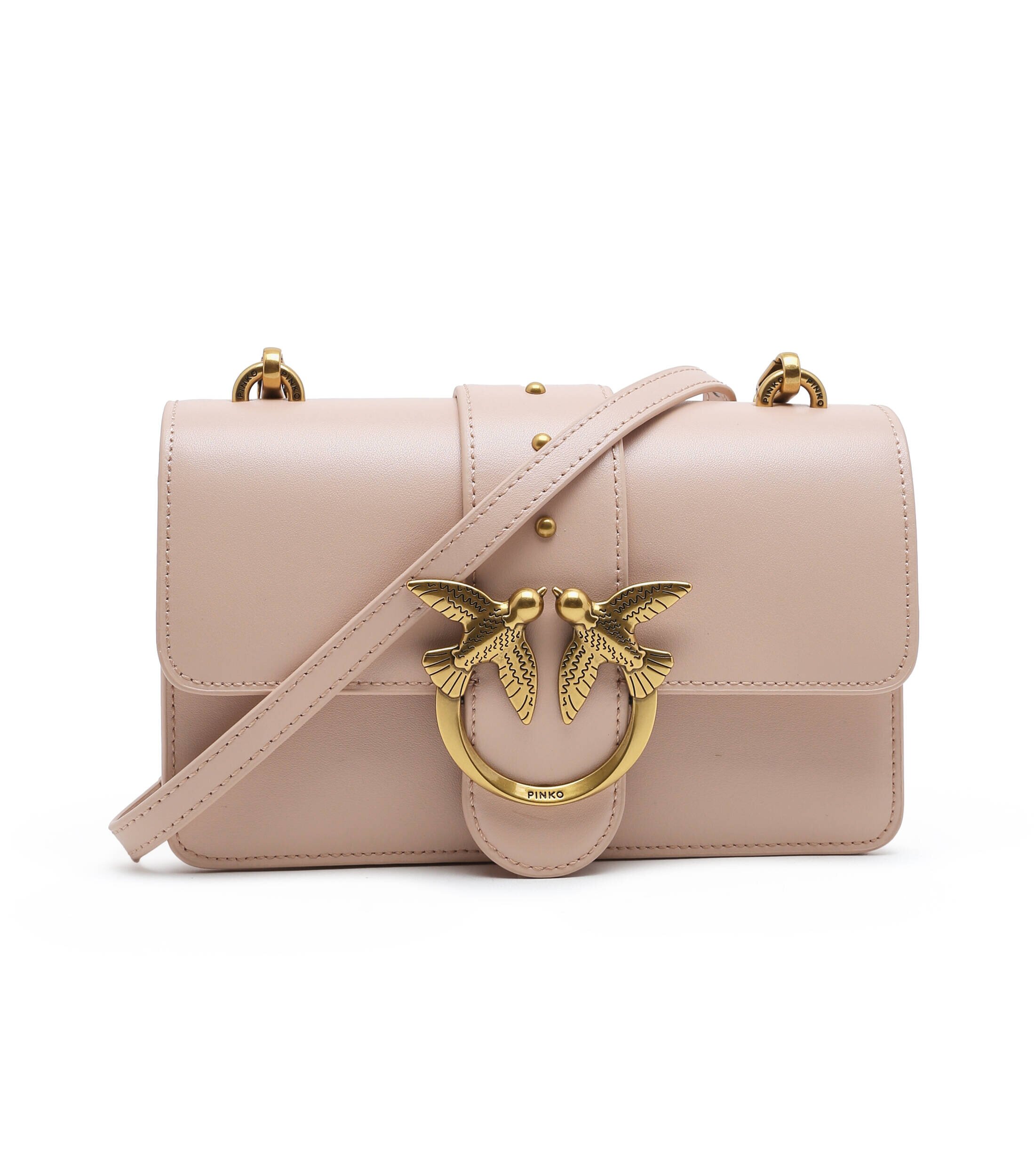 Pinko De piele geantă pe umăr LOVE ONE MINI CL PLTT