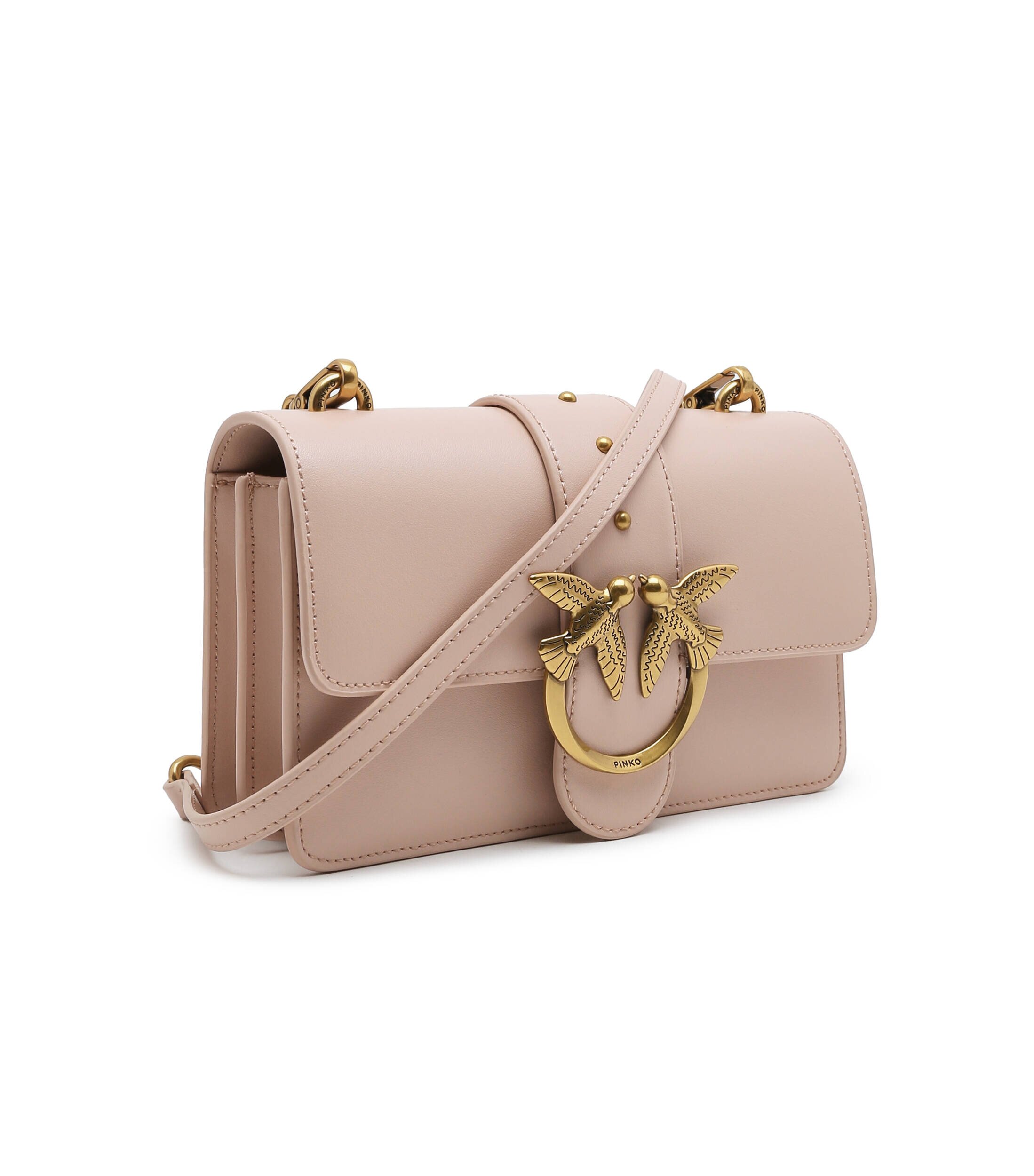 Pinko De piele geantă pe umăr LOVE ONE MINI CL PLTT