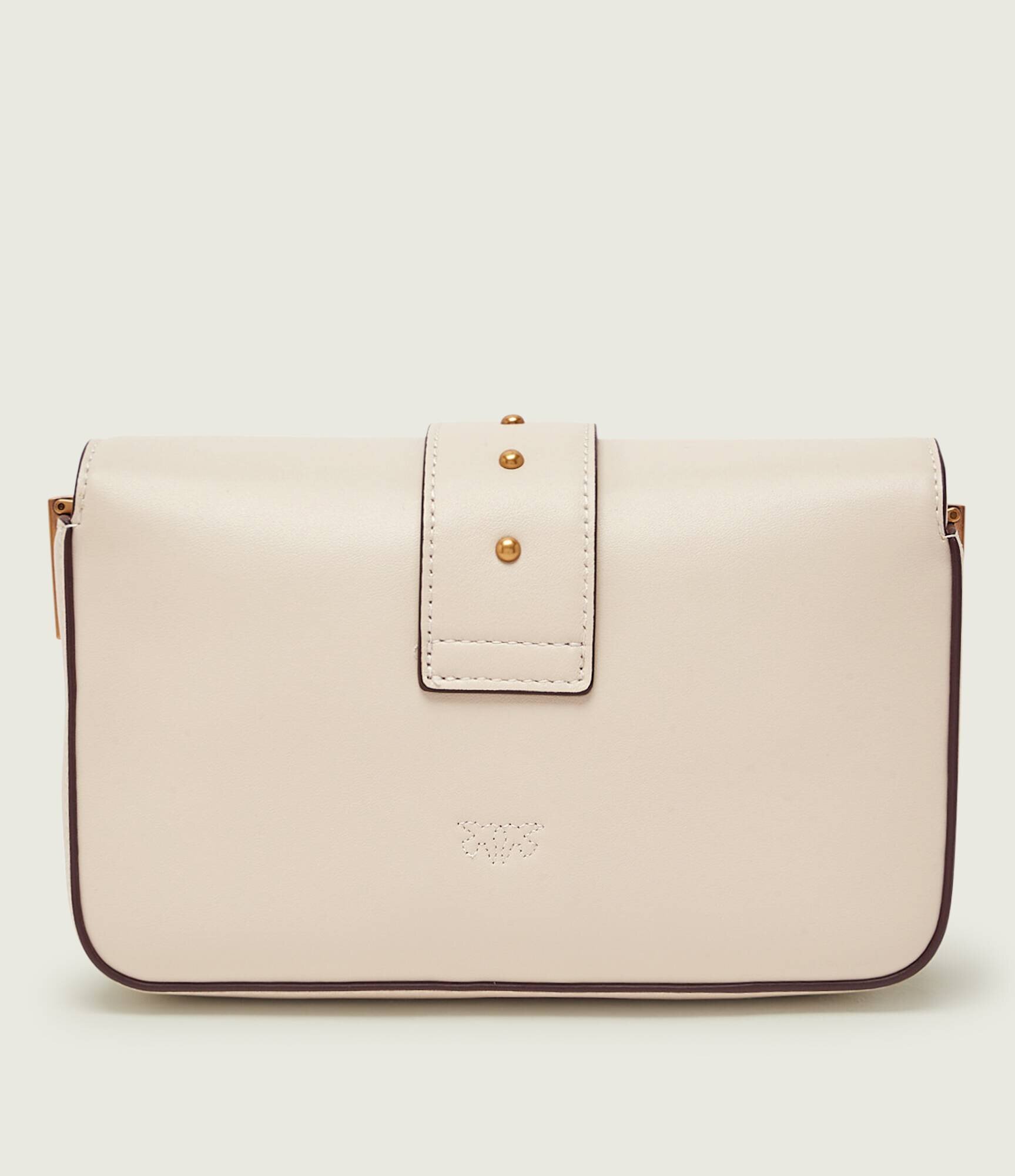 Pinko De piele geantă pe umăr LOVE ONE MINI SLOUCHY