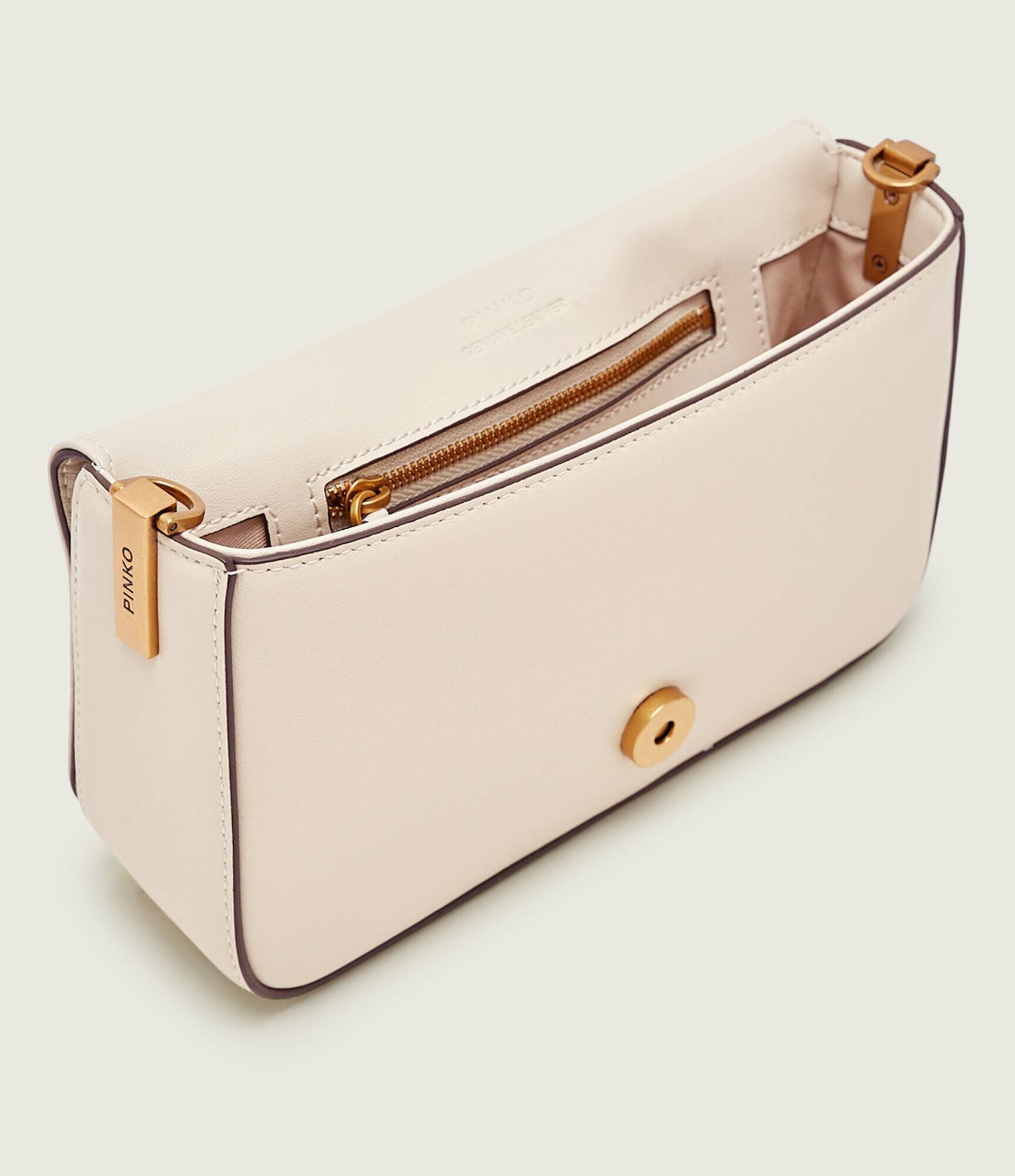 Pinko De piele geantă pe umăr LOVE ONE MINI SLOUCHY