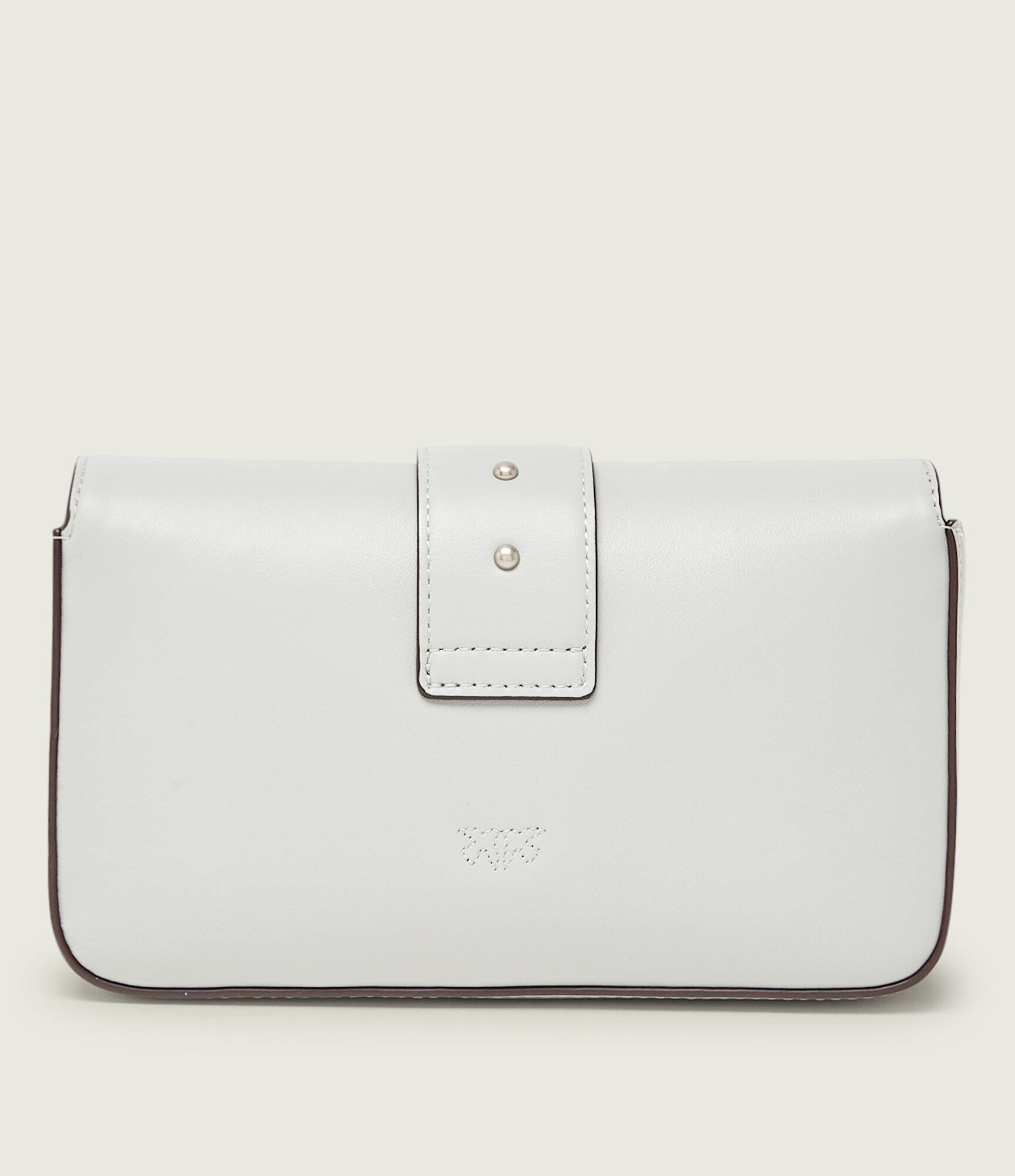 Pinko De piele geantă pe umăr Love One Mini Slouchy