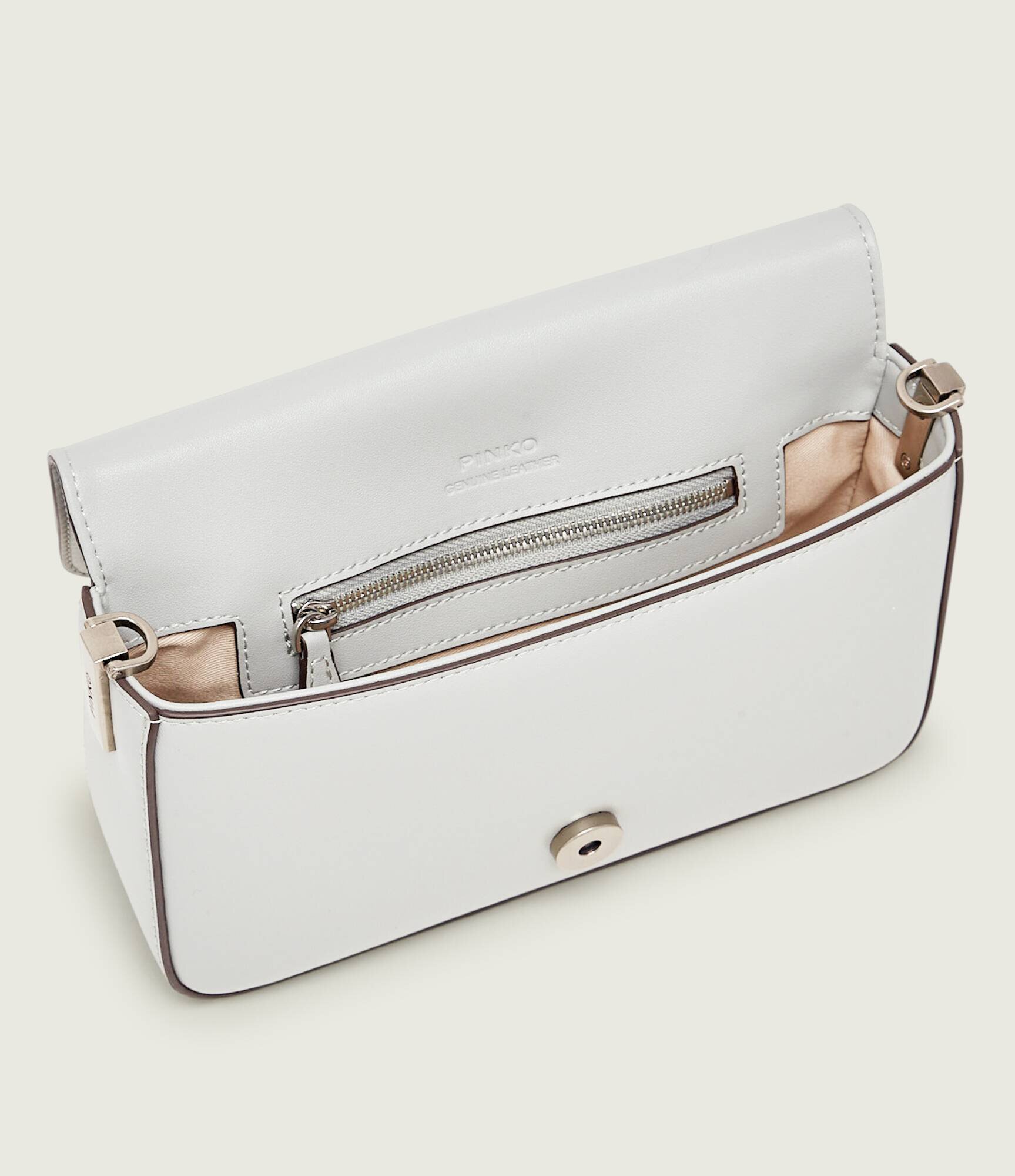 Pinko De piele geantă pe umăr Love One Mini Slouchy