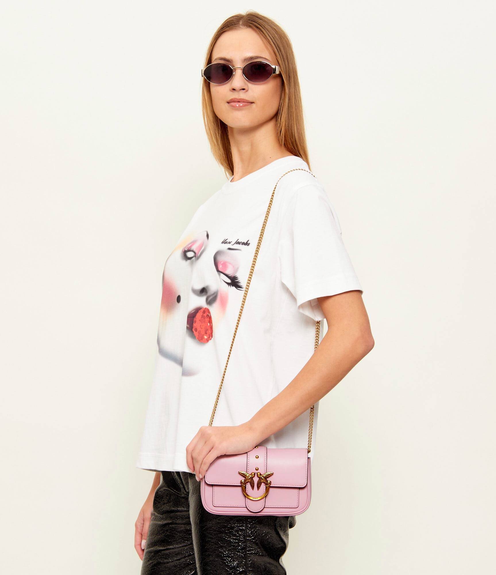 Pinko De piele geantă pe umăr LOVE ONE POCKET