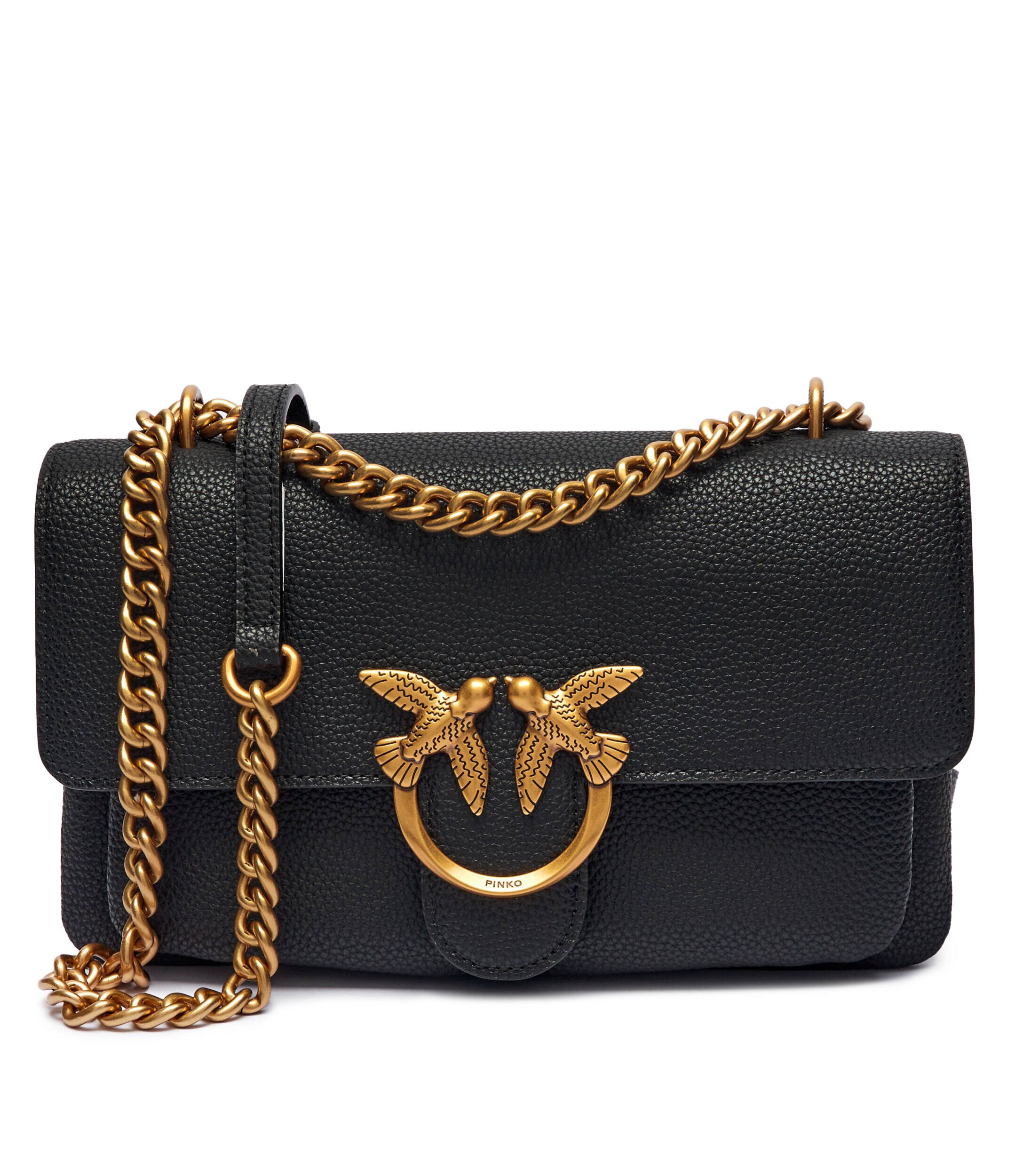Pinko De piele geantă pe umăr LOVE ONE SOFT MINI