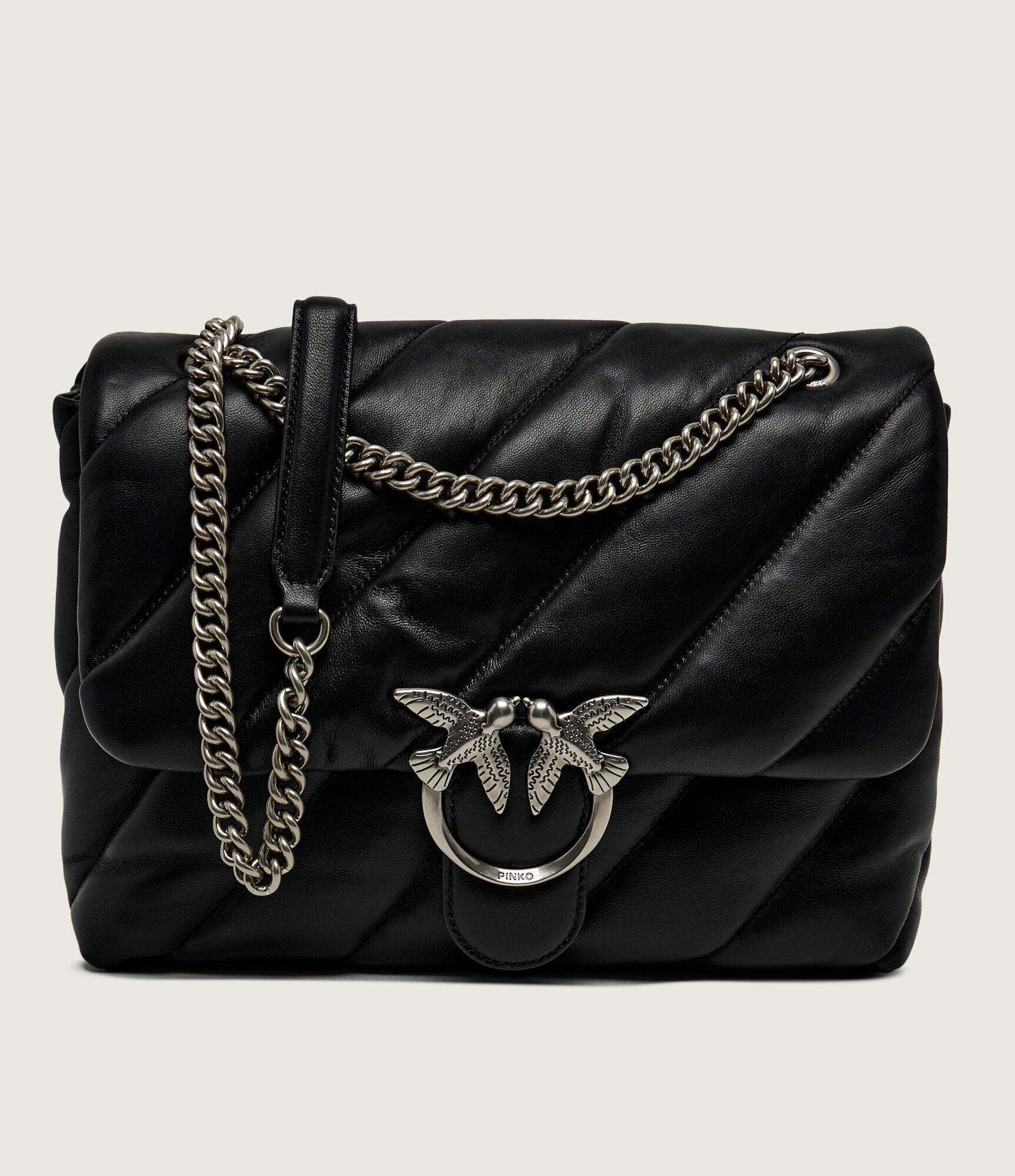 Pinko De piele geantă pe umăr LOVE PUFF BIG