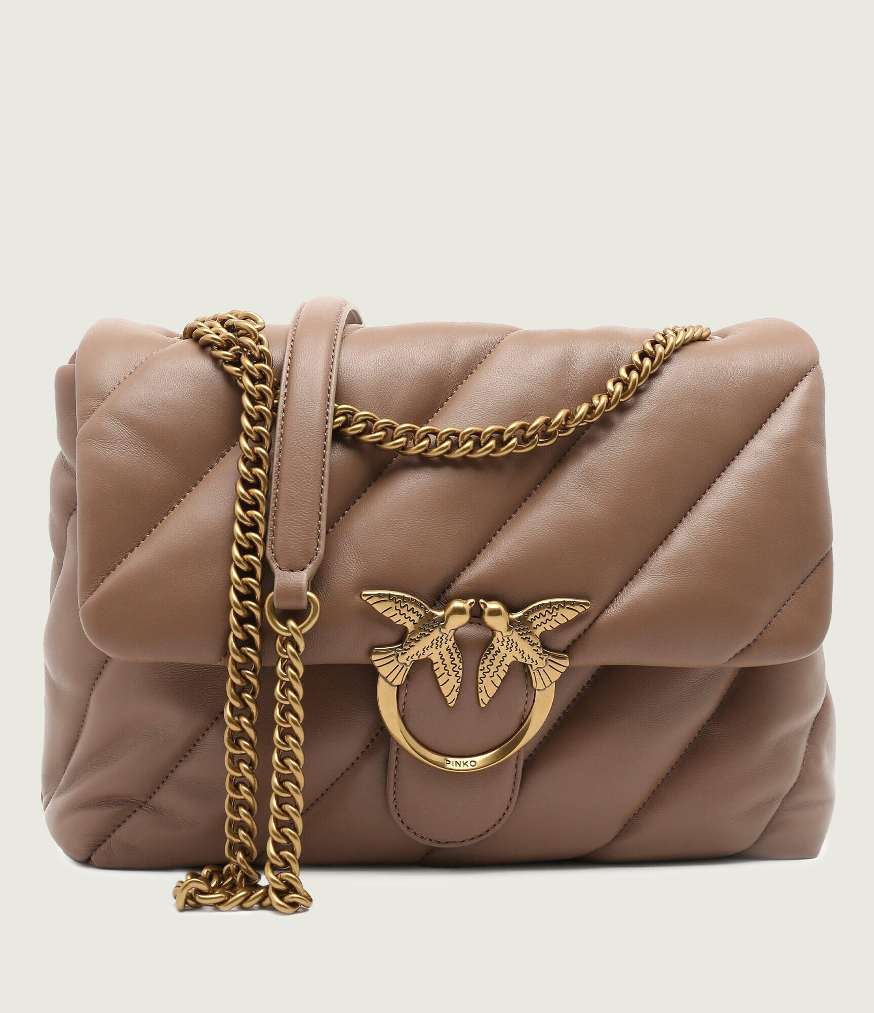 Pinko De piele geantă pe umăr Love Puff Big