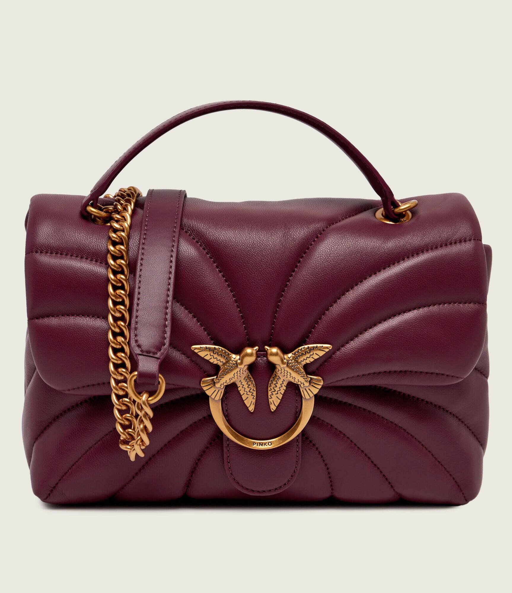 Pinko De piele geantă pe umăr Love Puff Classic Cl