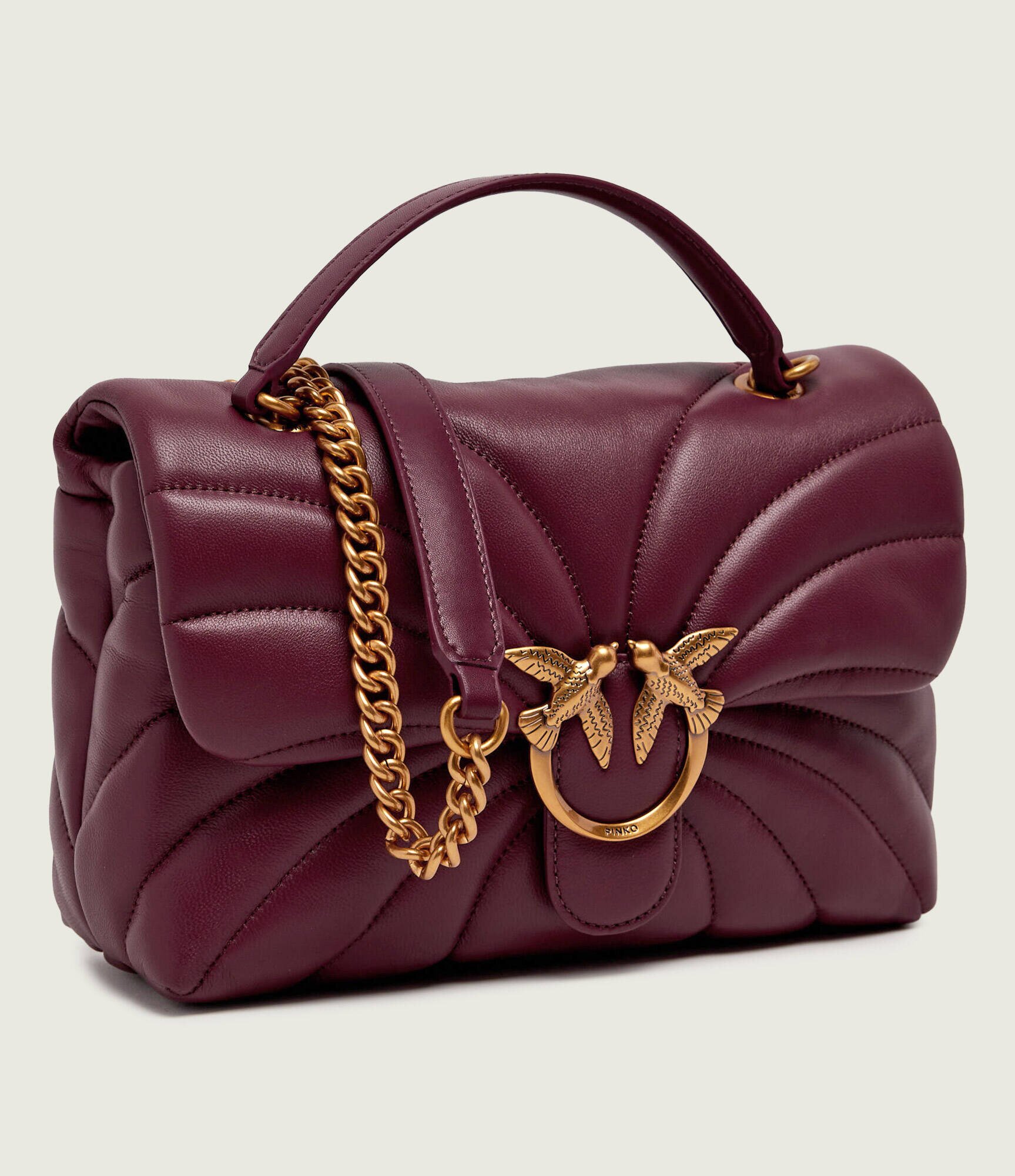 Pinko De piele geantă pe umăr Love Puff Classic Cl