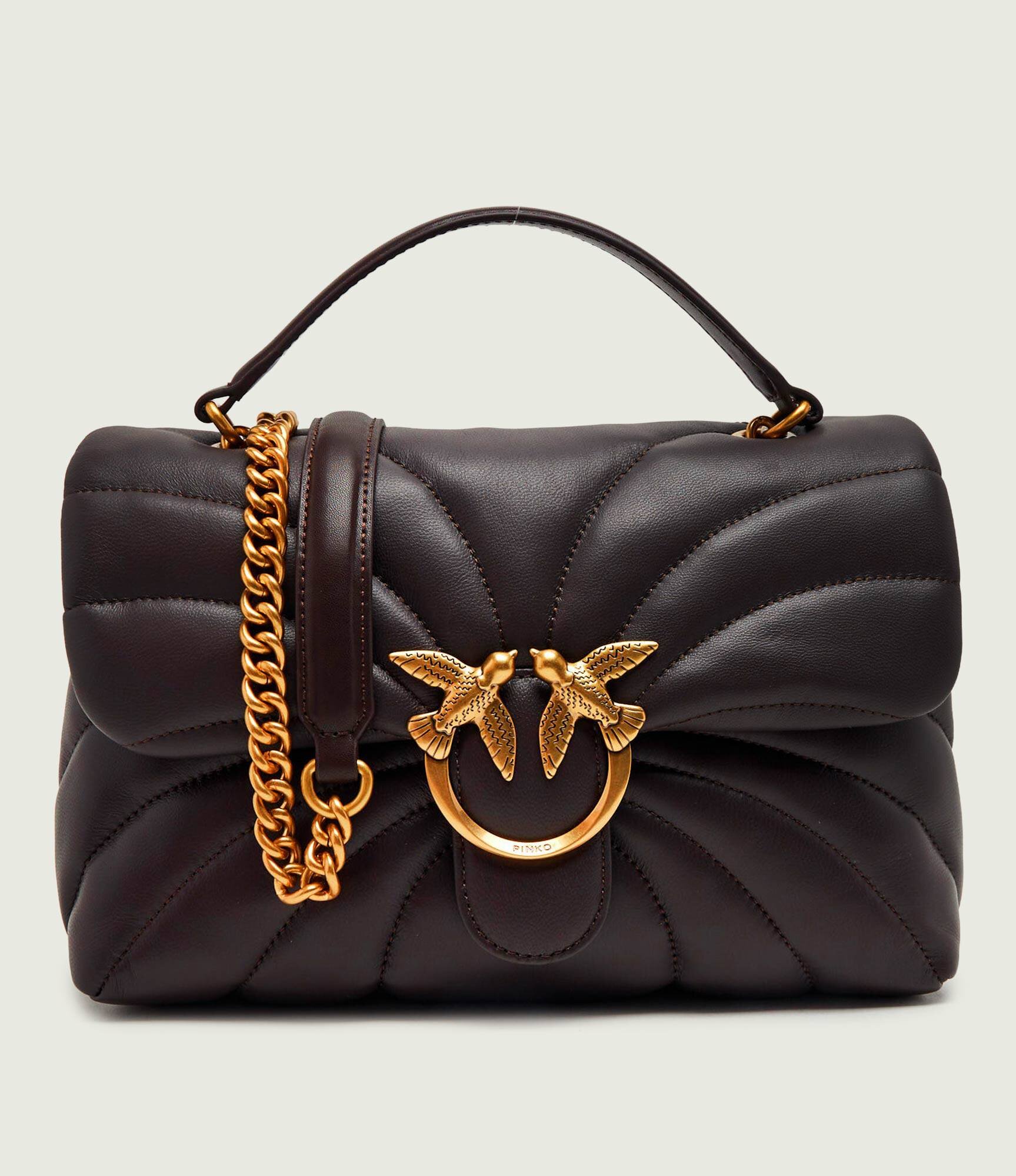 Pinko De piele geantă pe umăr Love Puff Classic Cl