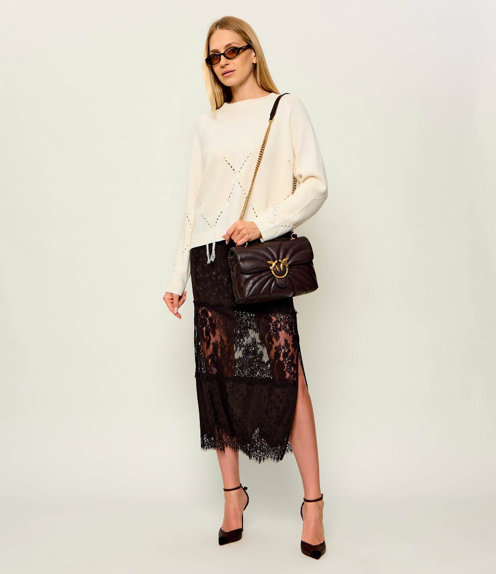 Pinko De piele geantă pe umăr Love Puff Classic Cl
