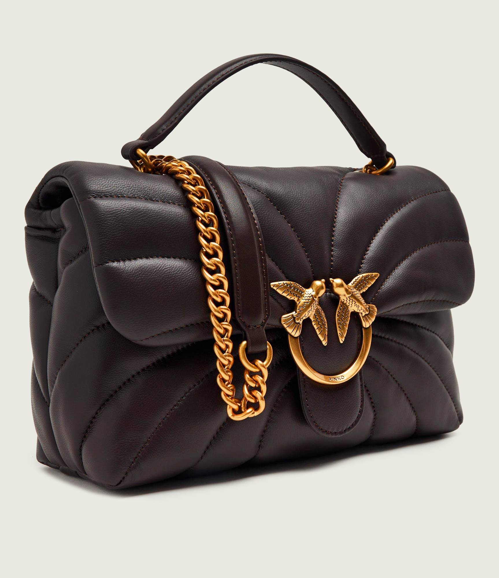 Pinko De piele geantă pe umăr Love Puff Classic Cl