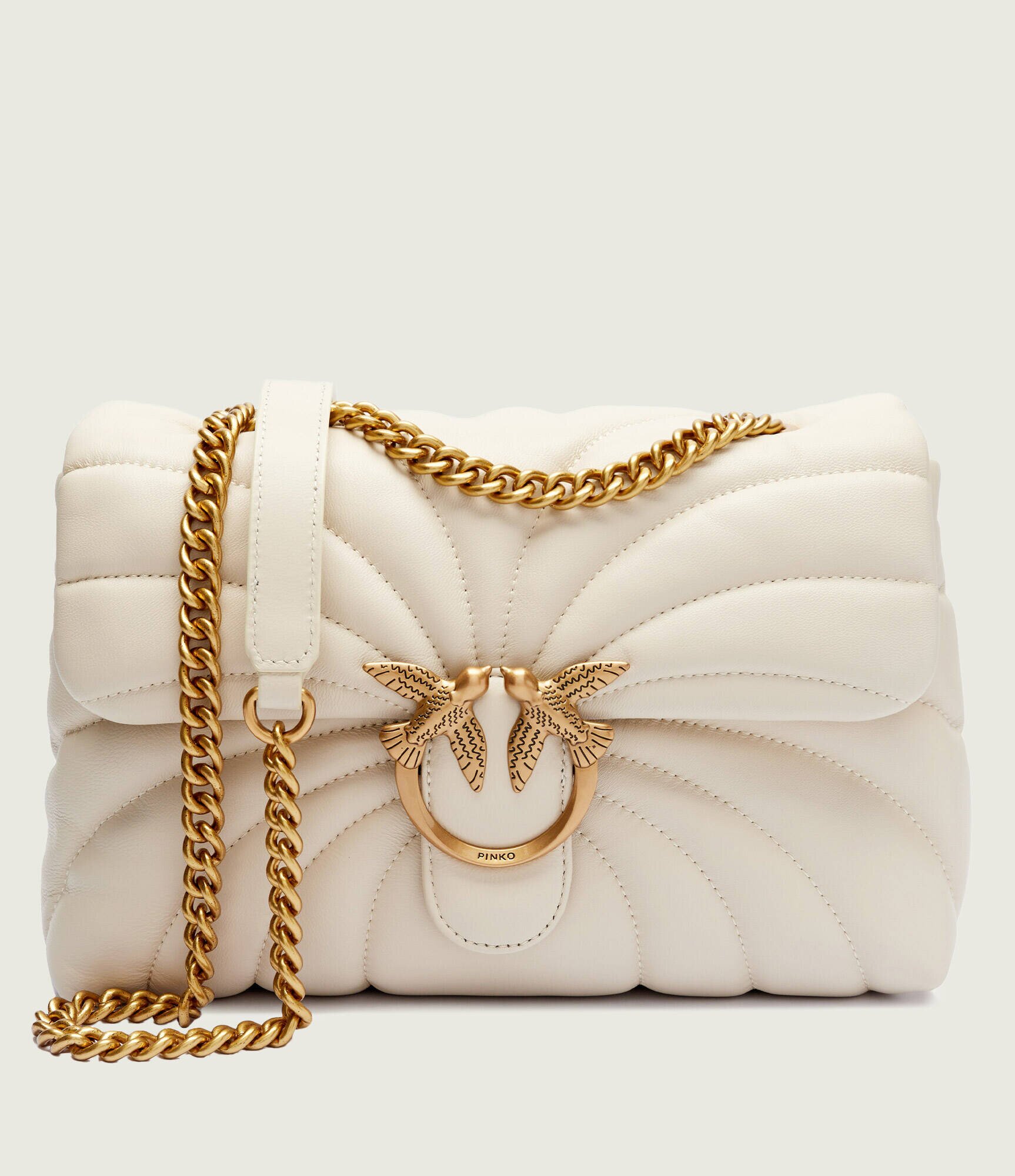 Pinko De piele geantă pe umăr LOVE PUFF CLASSIC CL