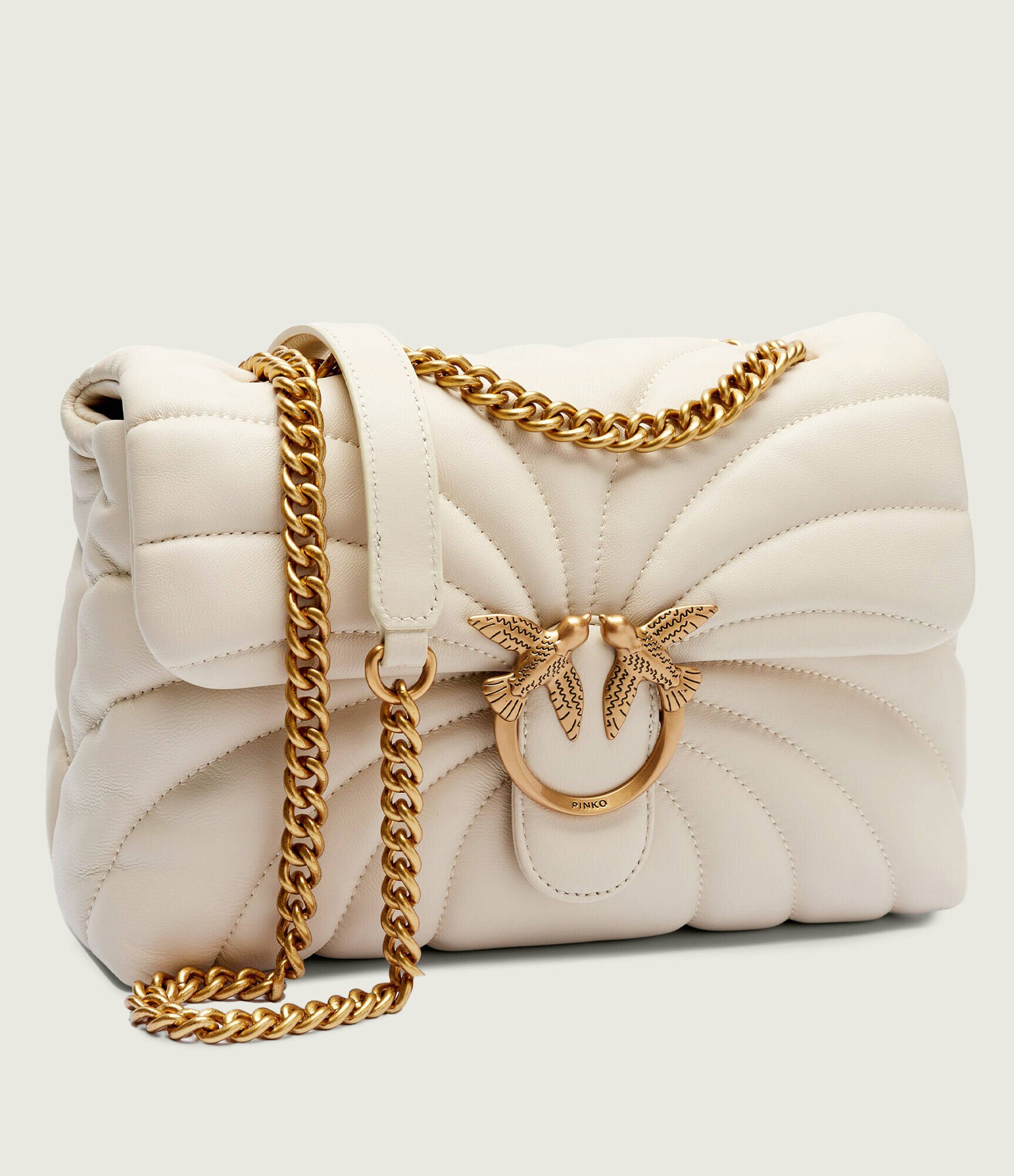 Pinko De piele geantă pe umăr LOVE PUFF CLASSIC CL