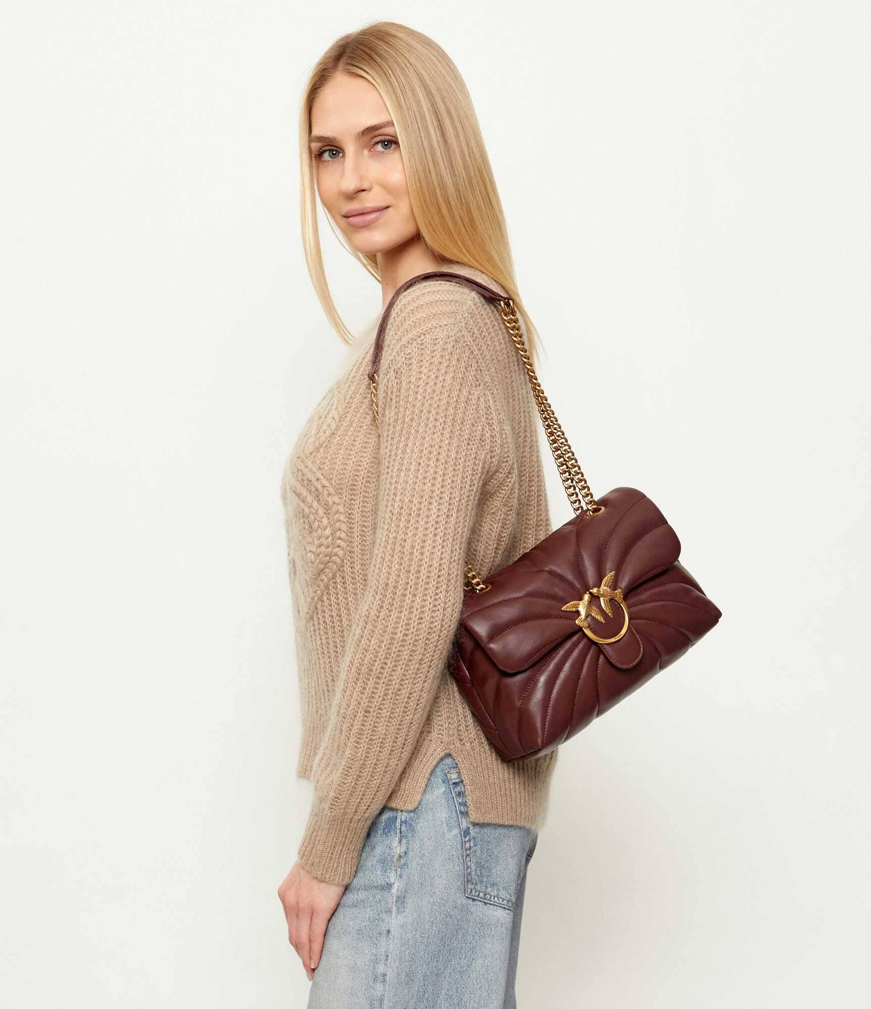 Pinko De piele geantă pe umăr LOVE PUFF CLASSIC CL