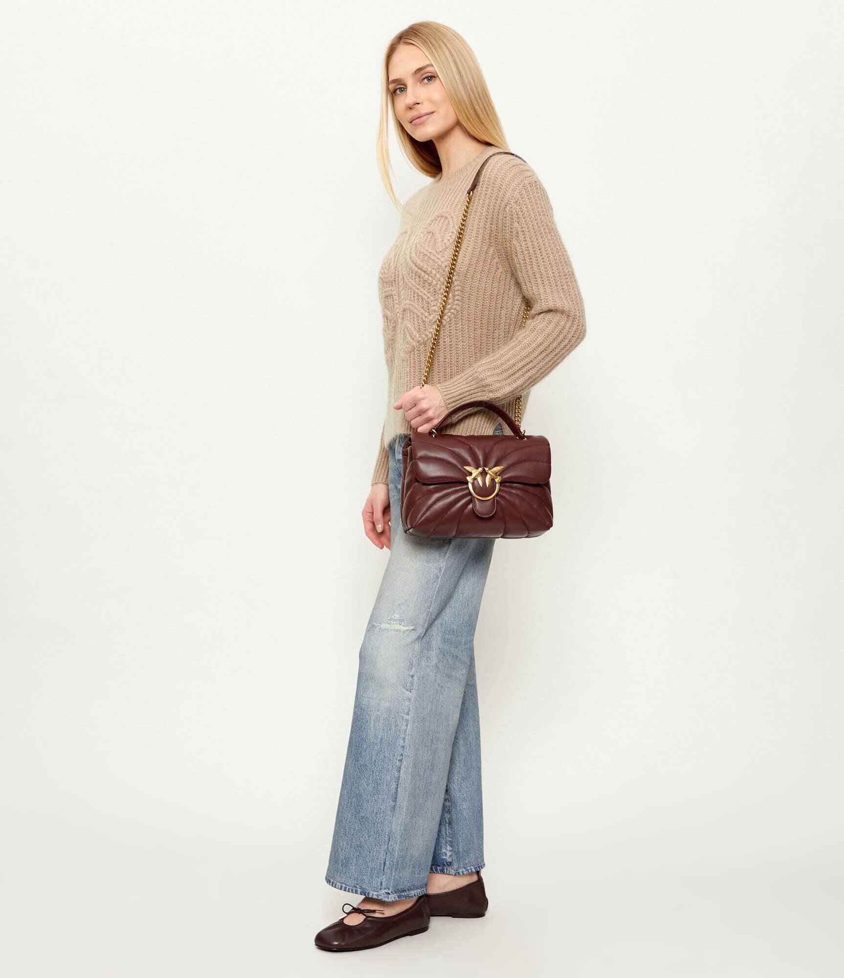 Pinko De piele geantă pe umăr LOVE PUFF CLASSIC CL