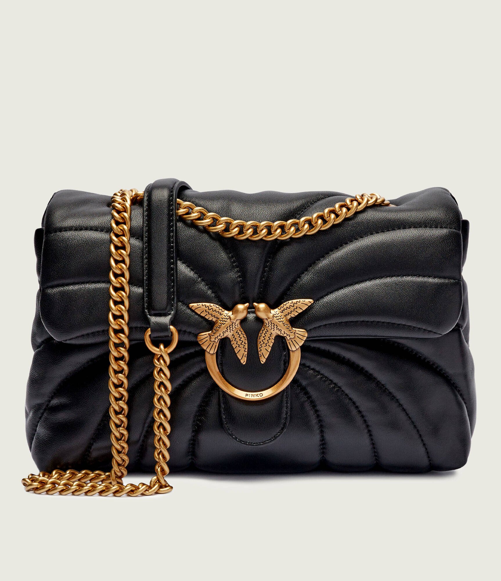 Pinko De piele geantă pe umăr Love Puff Classic Cl