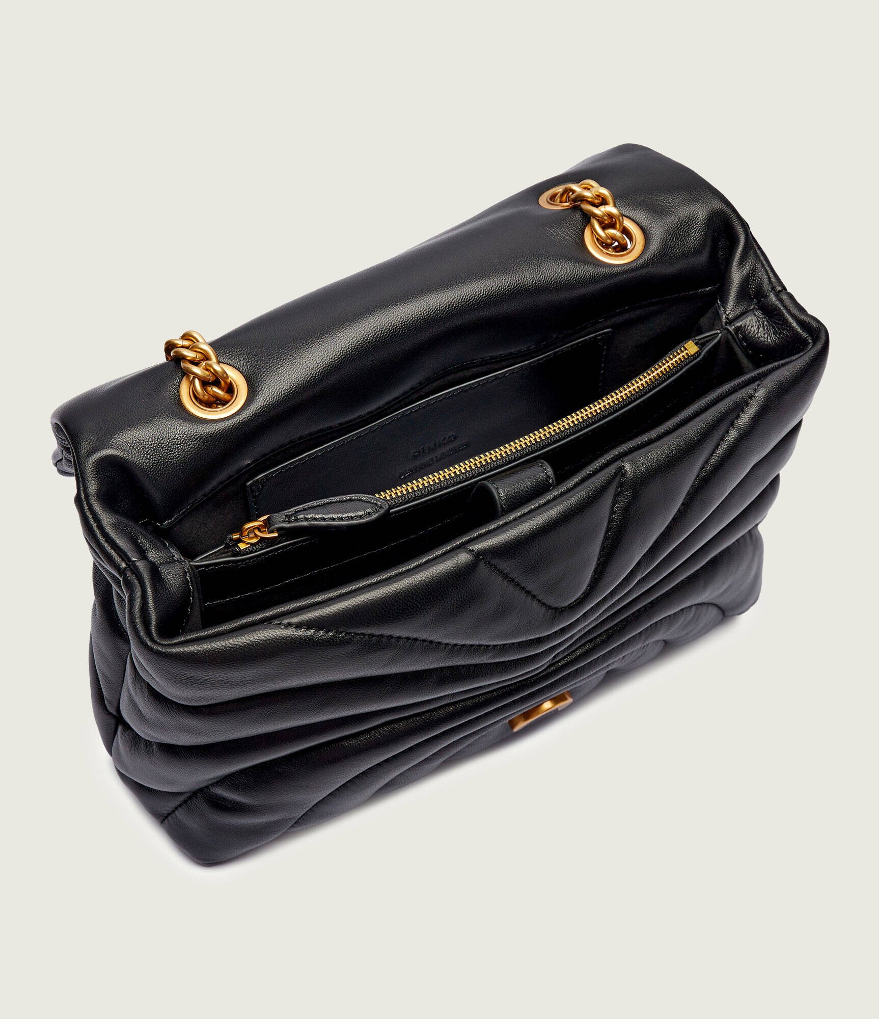 Pinko De piele geantă pe umăr Love Puff Classic Cl