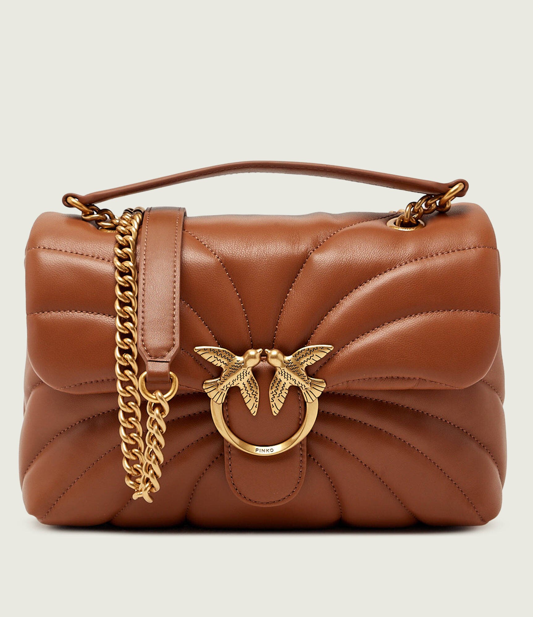 Pinko De piele geantă pe umăr Love Puff Classic Cl