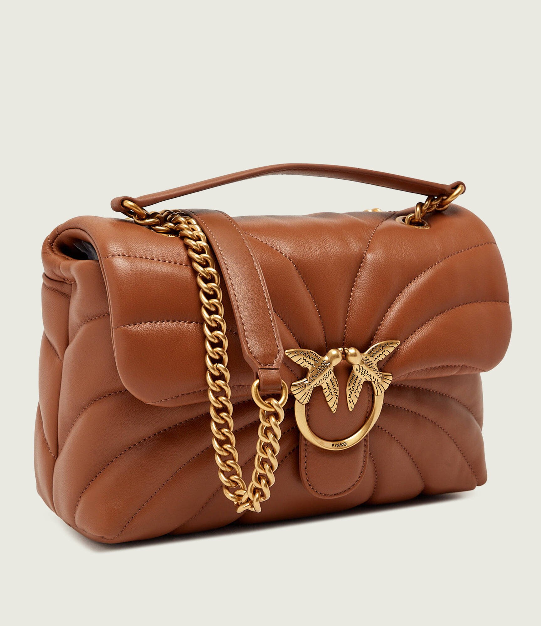 Pinko De piele geantă pe umăr Love Puff Classic Cl