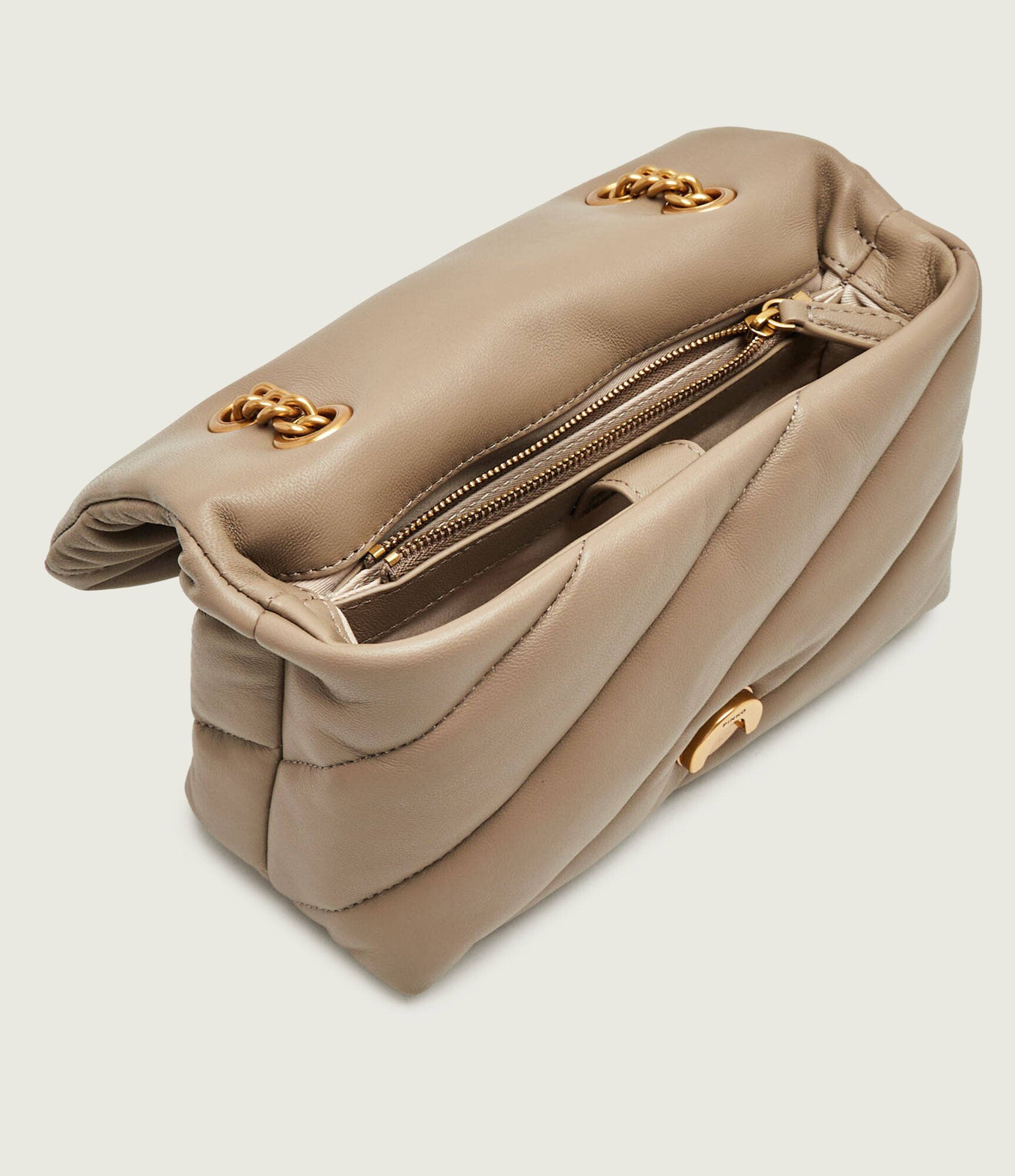 Pinko De piele geantă pe umăr Love Puff Mini