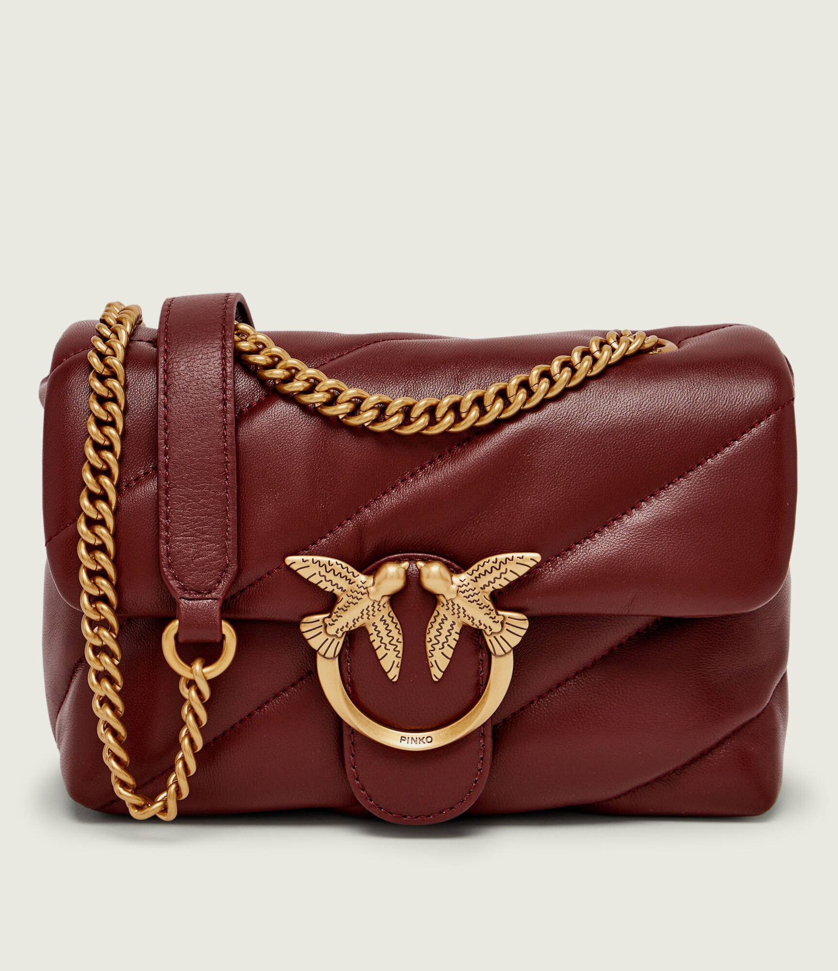 Pinko De piele geantă pe umăr LOVE PUFF MINI