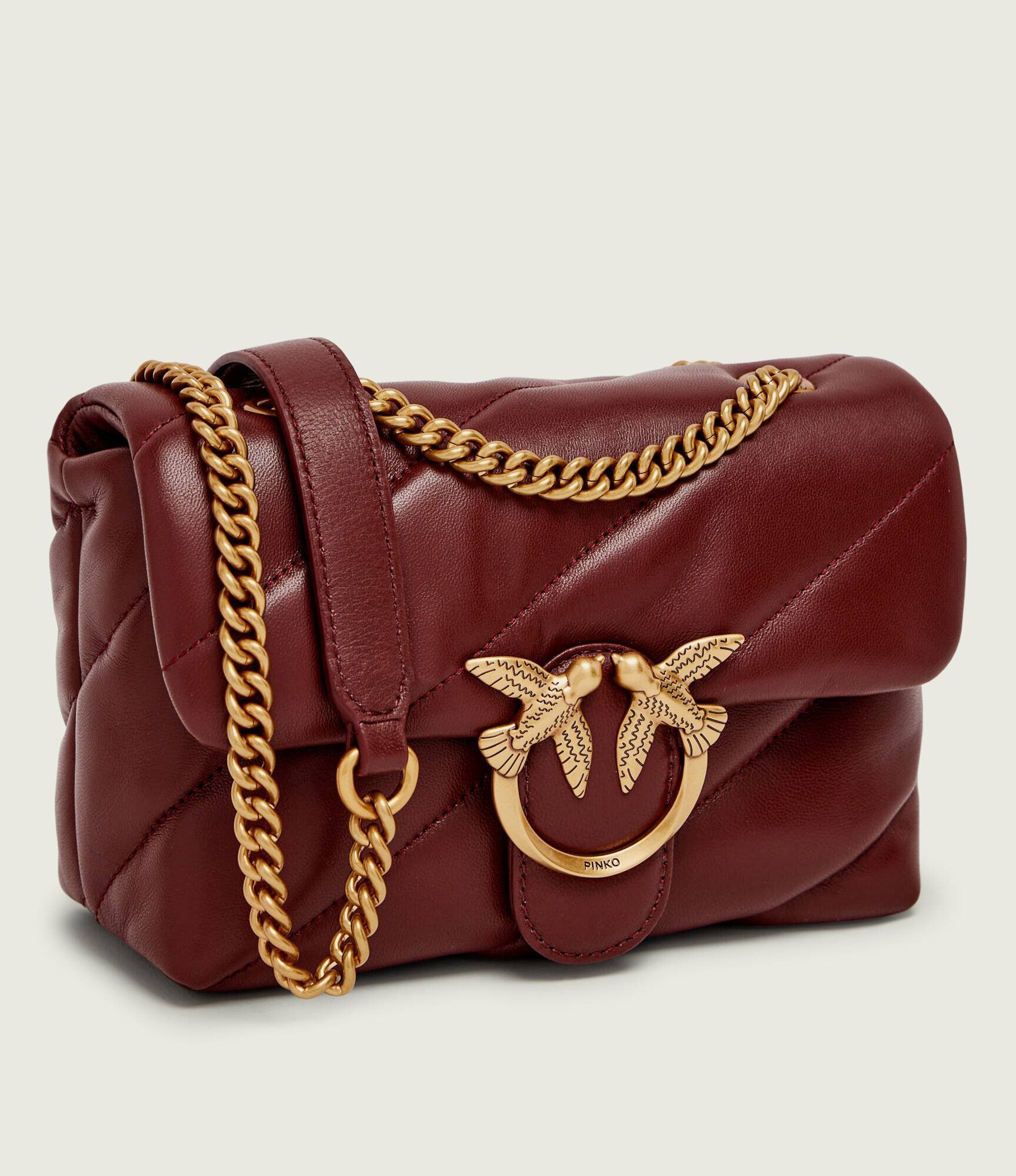 Pinko De piele geantă pe umăr LOVE PUFF MINI