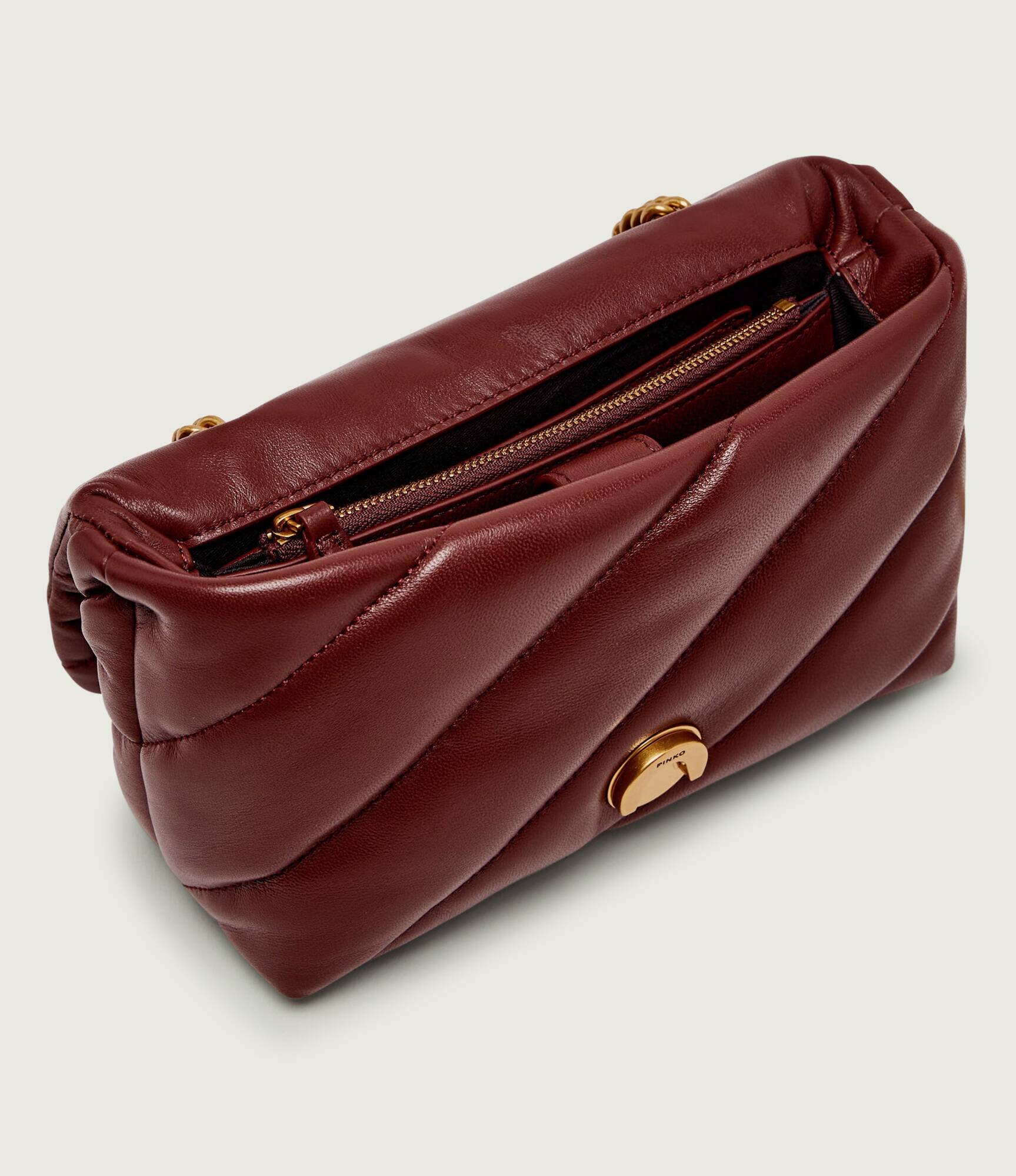 Pinko De piele geantă pe umăr LOVE PUFF MINI