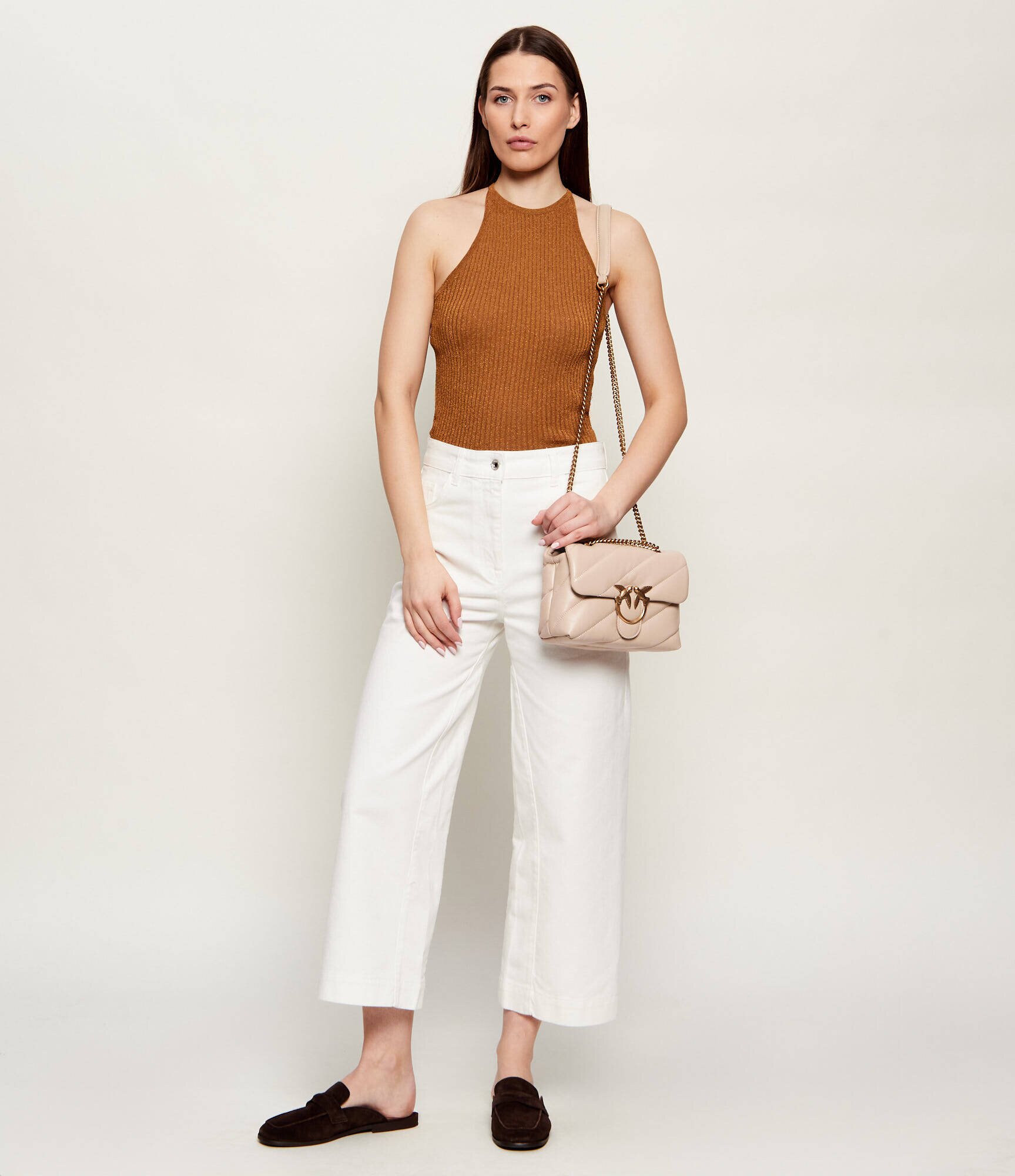 Pinko De piele geantă pe umăr LOVE PUFF MINI