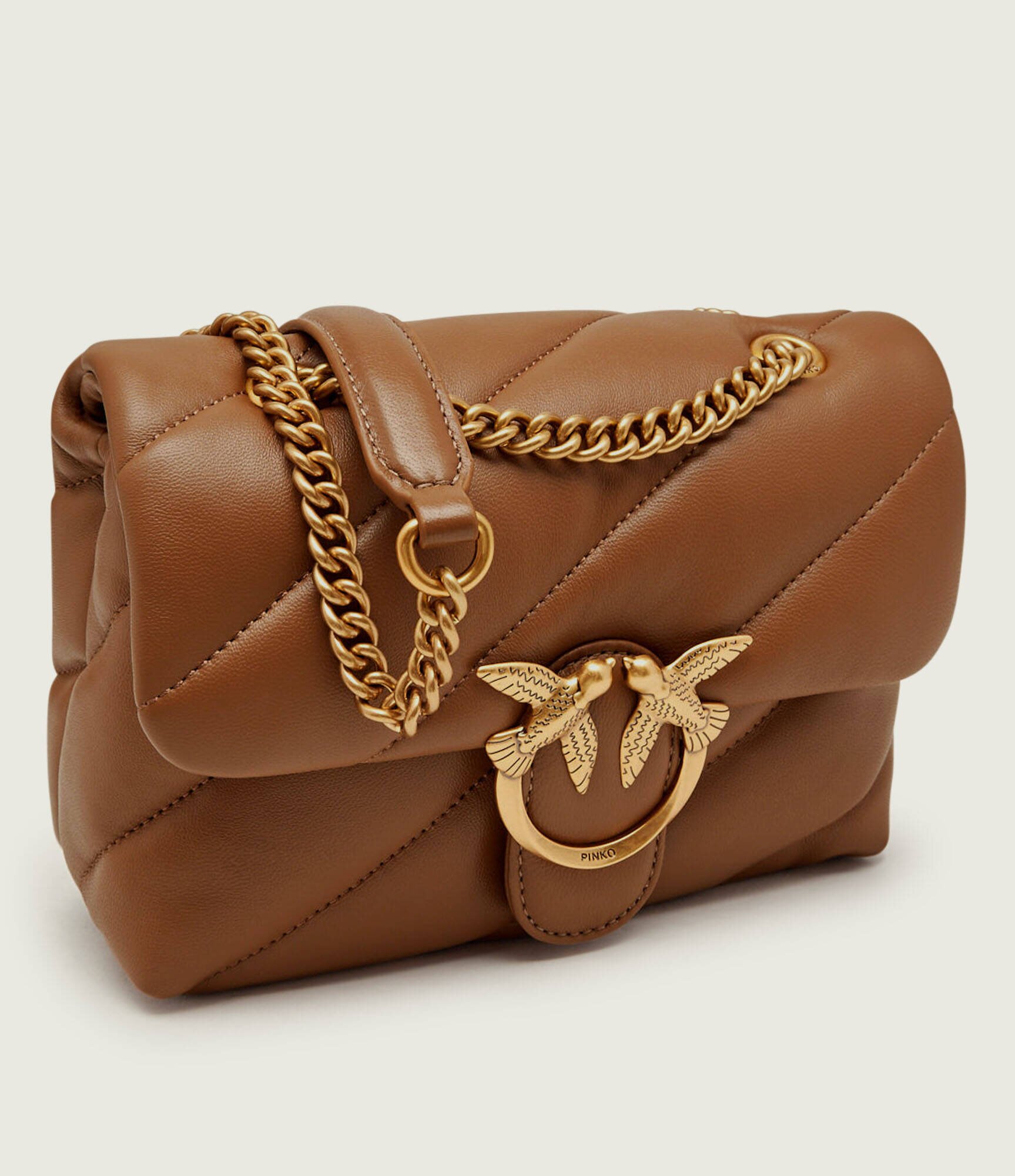 Pinko De piele geantă pe umăr Love Puff Mini