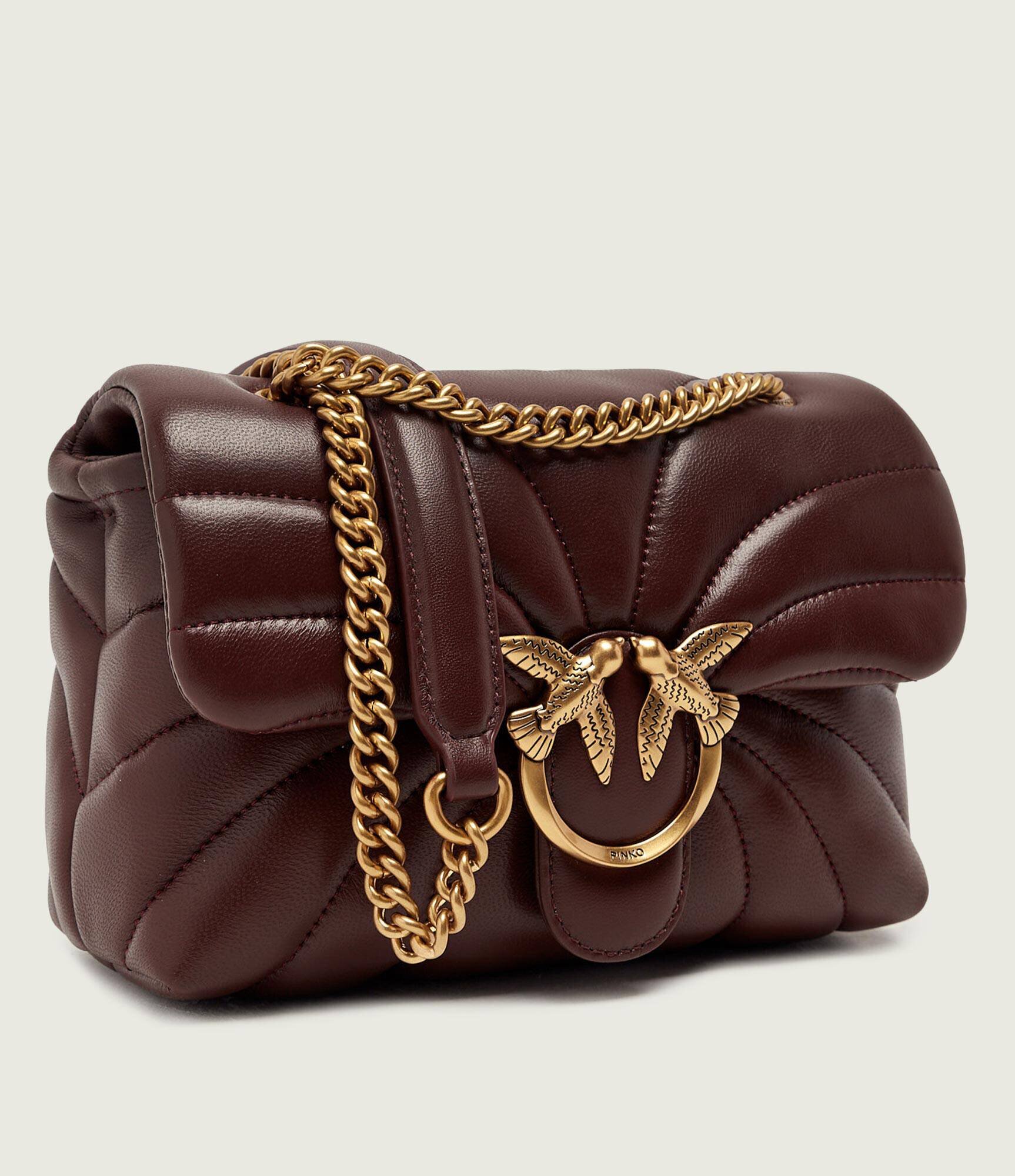 Pinko De piele geantă pe umăr Love Puff Mini