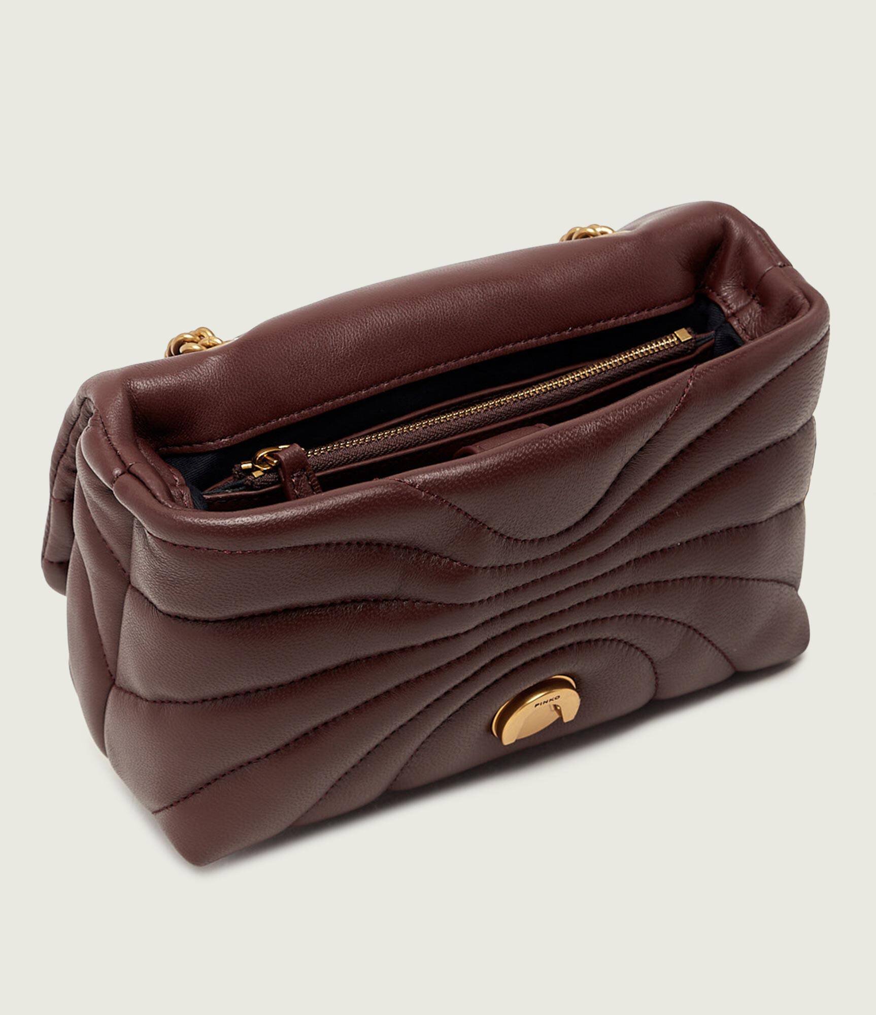 Pinko De piele geantă pe umăr Love Puff Mini