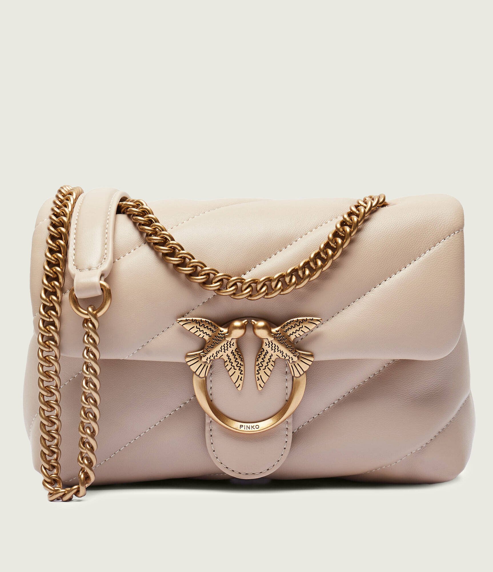 Pinko De piele geantă pe umăr LOVE PUFF MINI