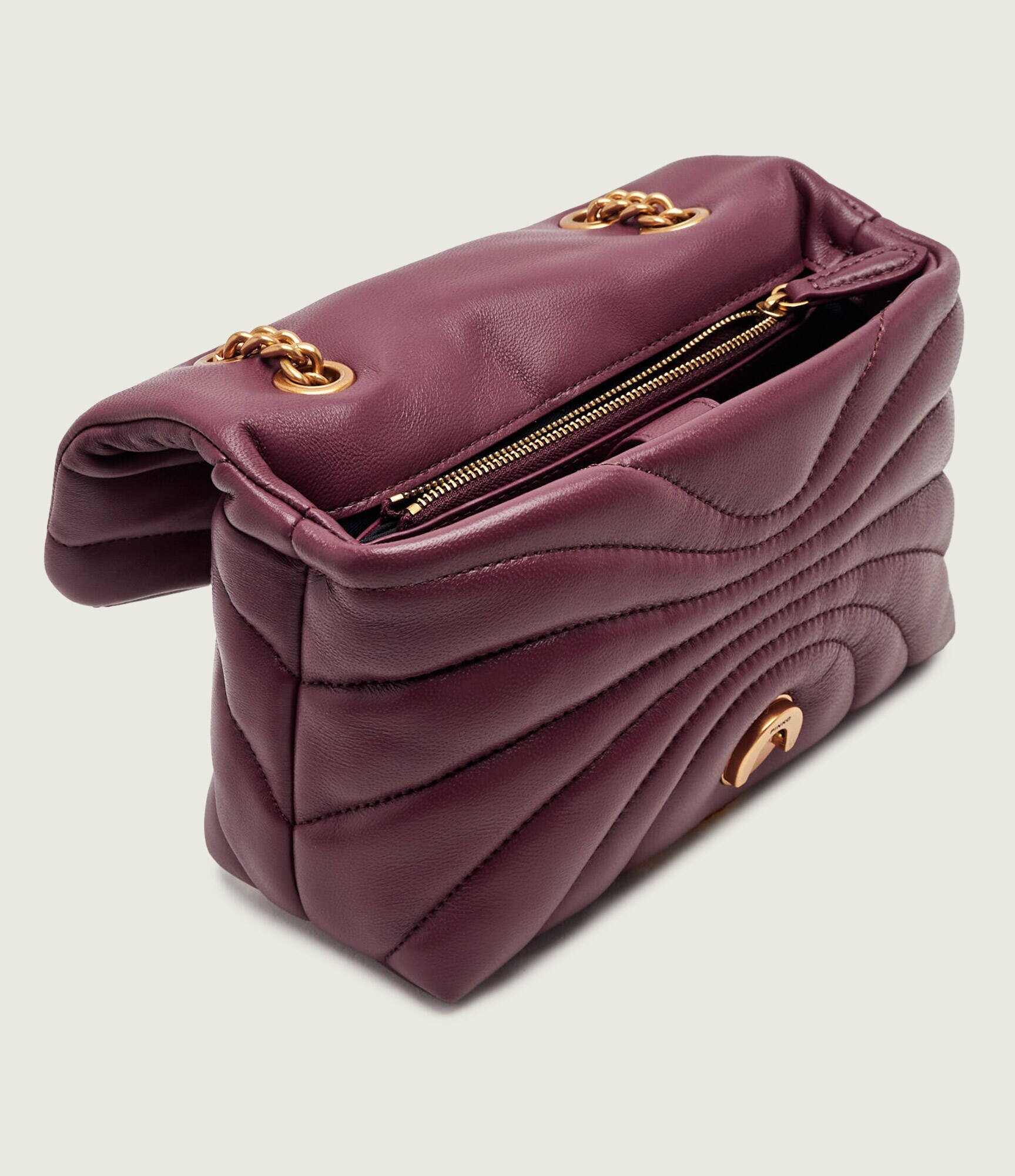 Pinko De piele geantă pe umăr Love Puff Mini
