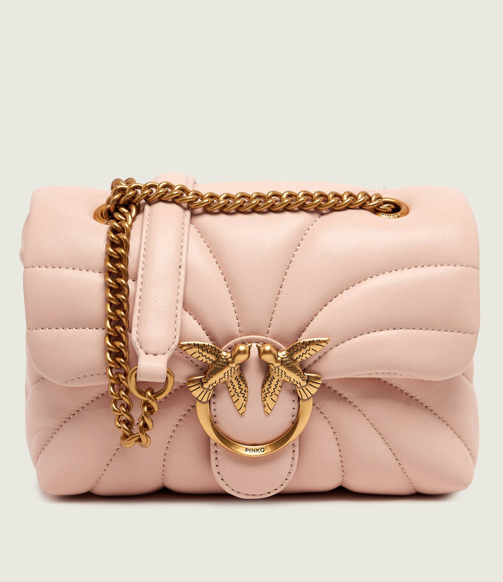 Pinko De piele geantă pe umăr Love Puff Mini