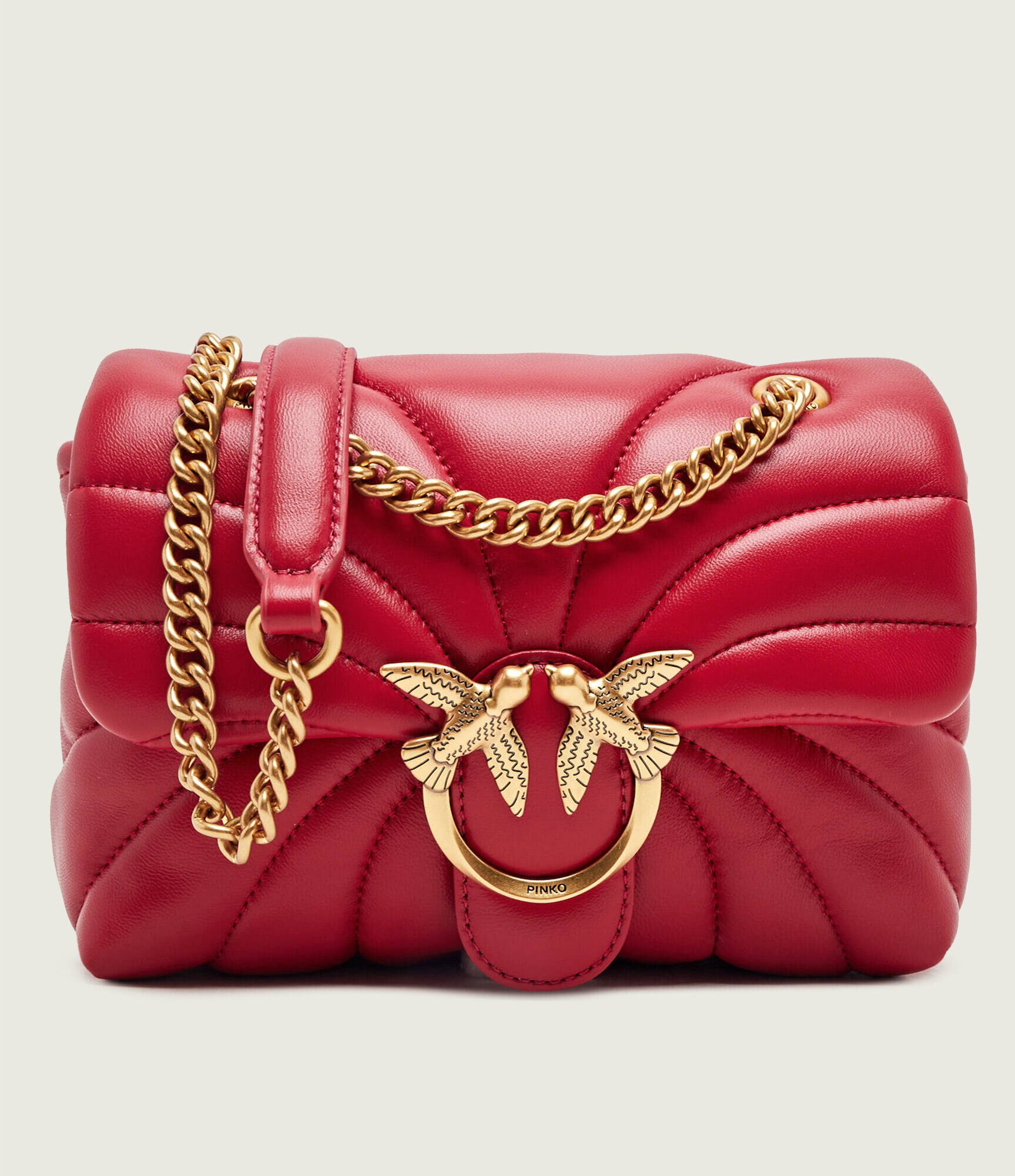 Pinko De piele geantă pe umăr Love Puff Mini