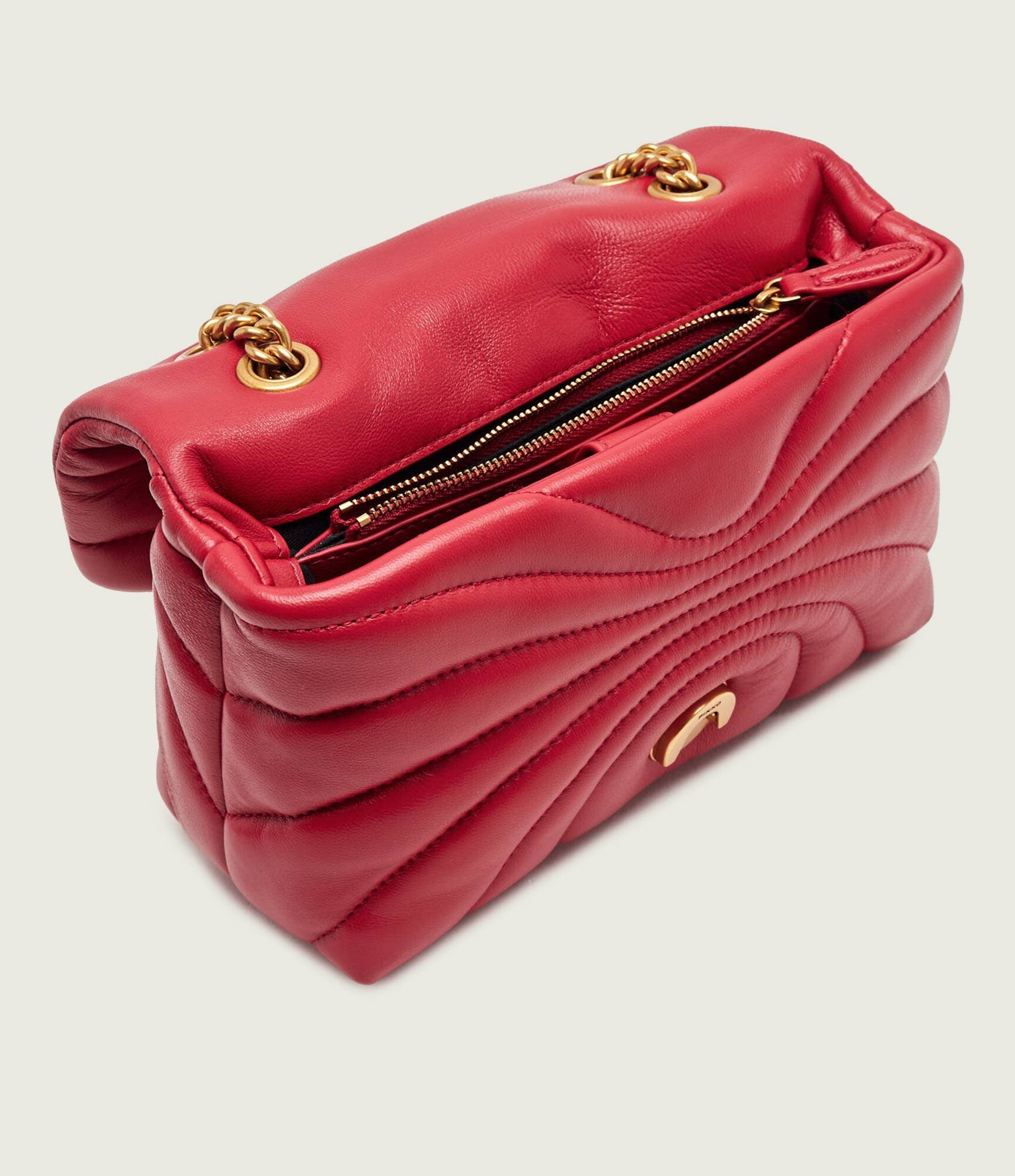 Pinko De piele geantă pe umăr Love Puff Mini