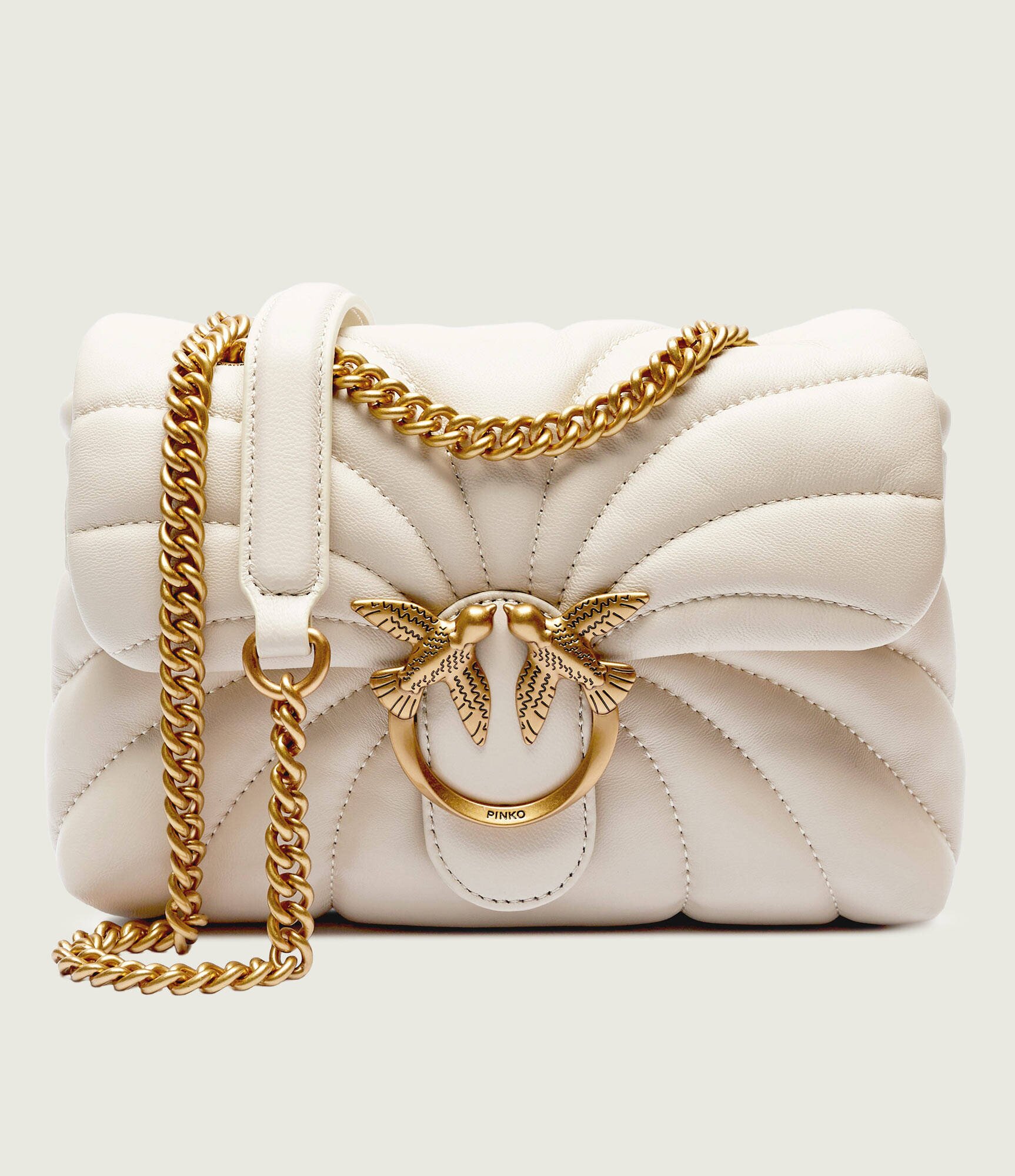 Pinko De piele geantă pe umăr LOVE PUFF MINI
