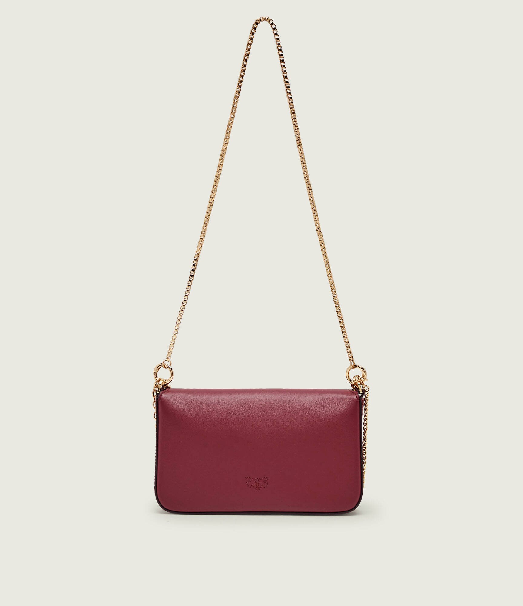 Pinko De piele geantă pe umăr Phone Pocket Chain